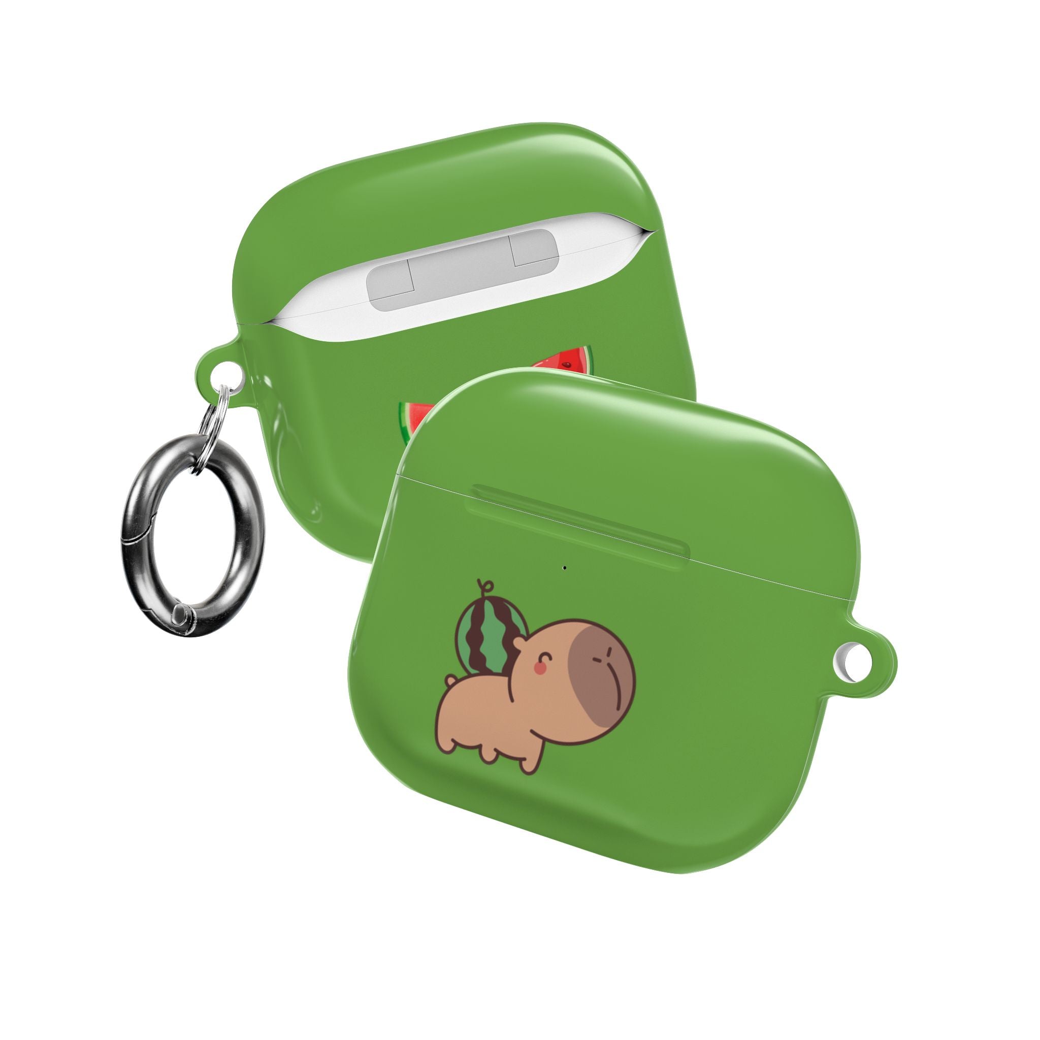 Capybara and Watermelons AirPods Case