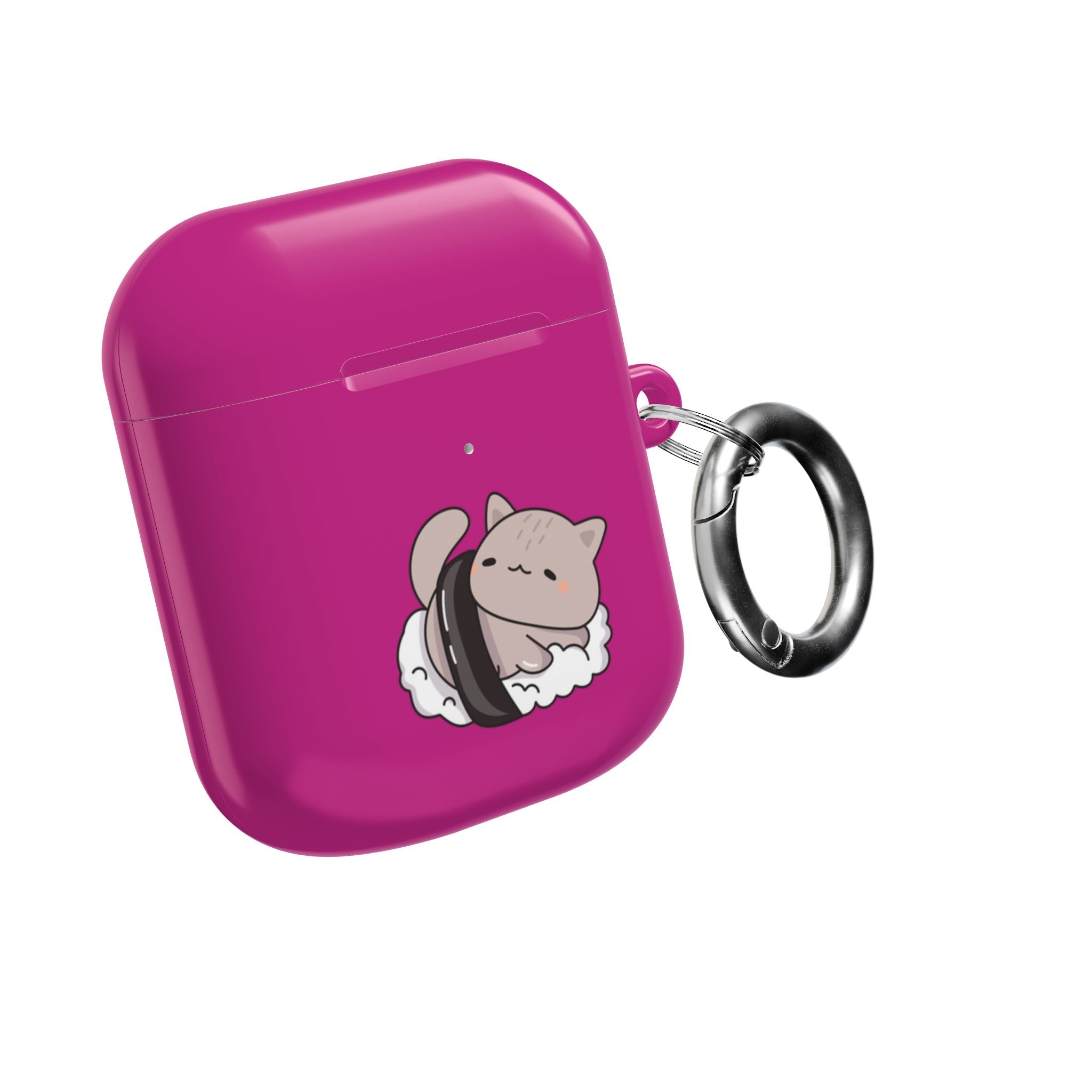 Cat Sushi AirPods Case - Cute Pink Protective Cover