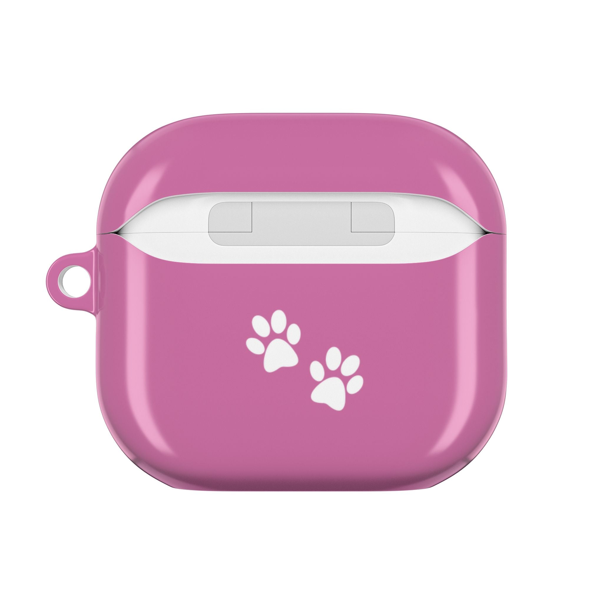Pink AirPods Case with a Snoozing Bulldog