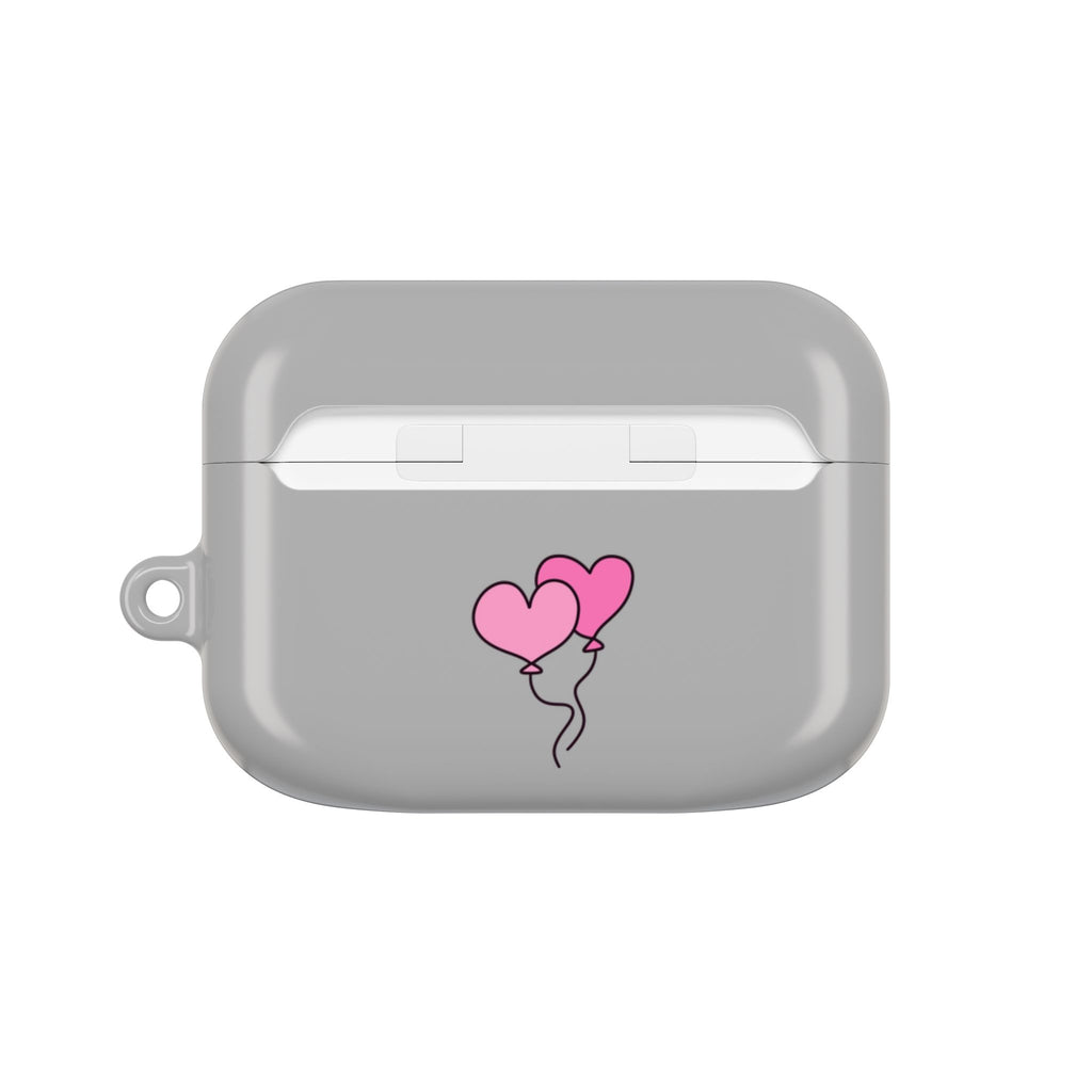 Cute  Capybara and Heart Balloon AirPod Case