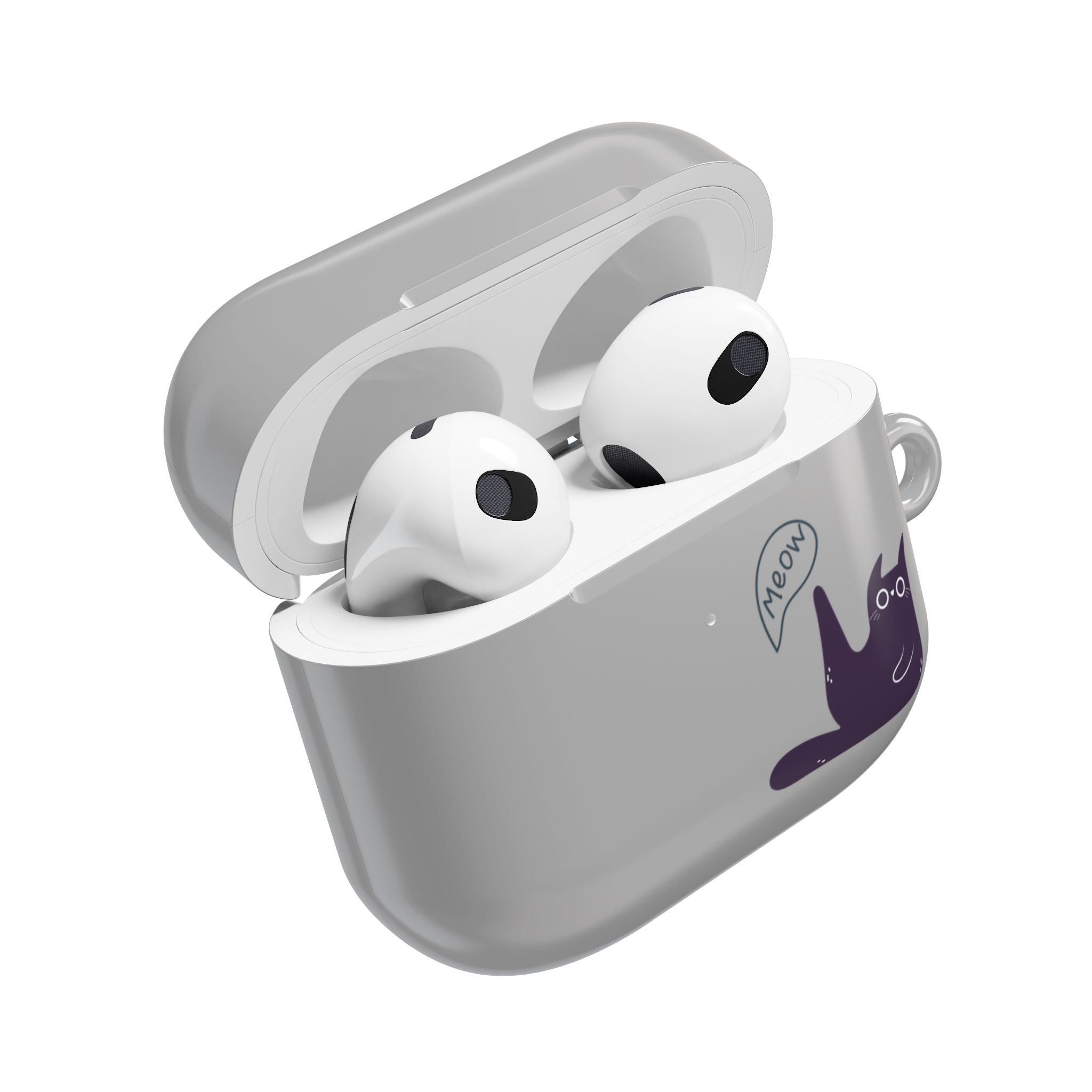 AirPods case with a Meowing Cat Kawaii