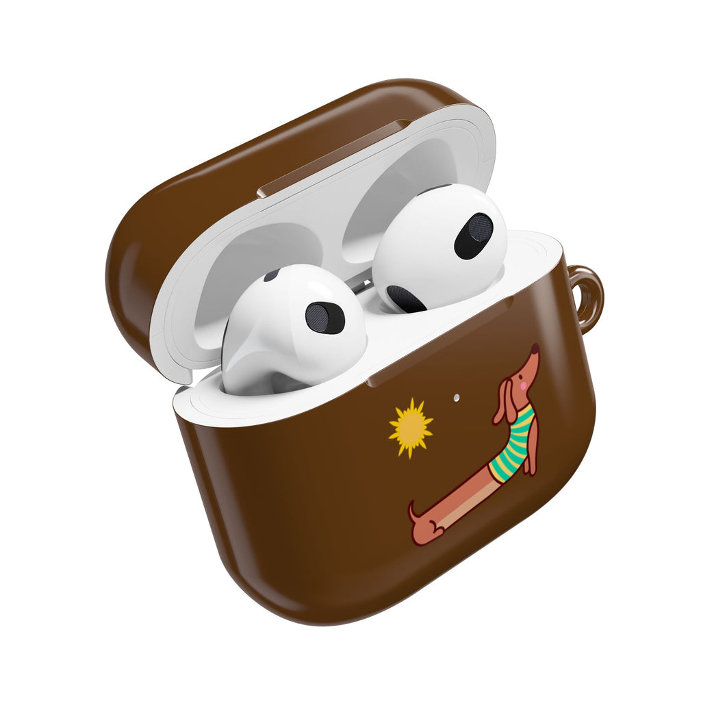 Dachshund 'Relax' AirPod Case - Cute Summer Dog Protective Cover