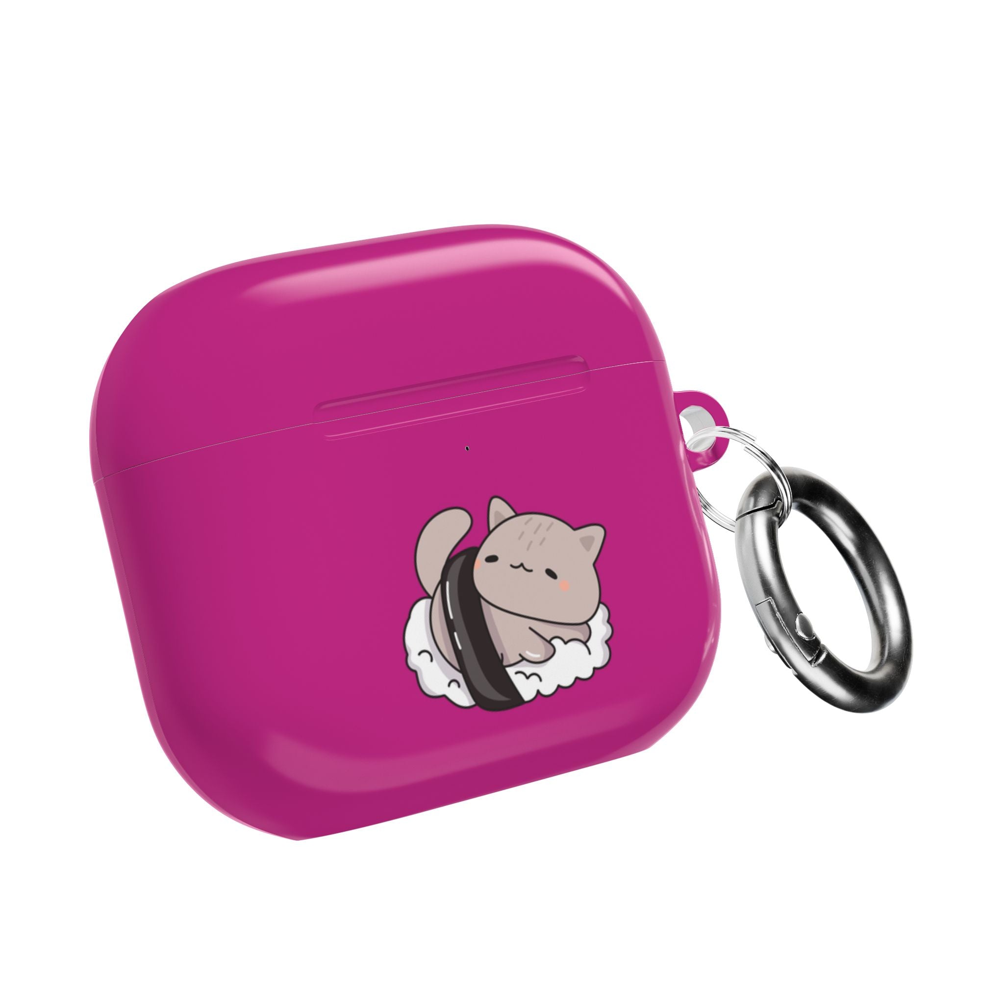 Cat Sushi AirPods Case - Cute Pink Protective Cover