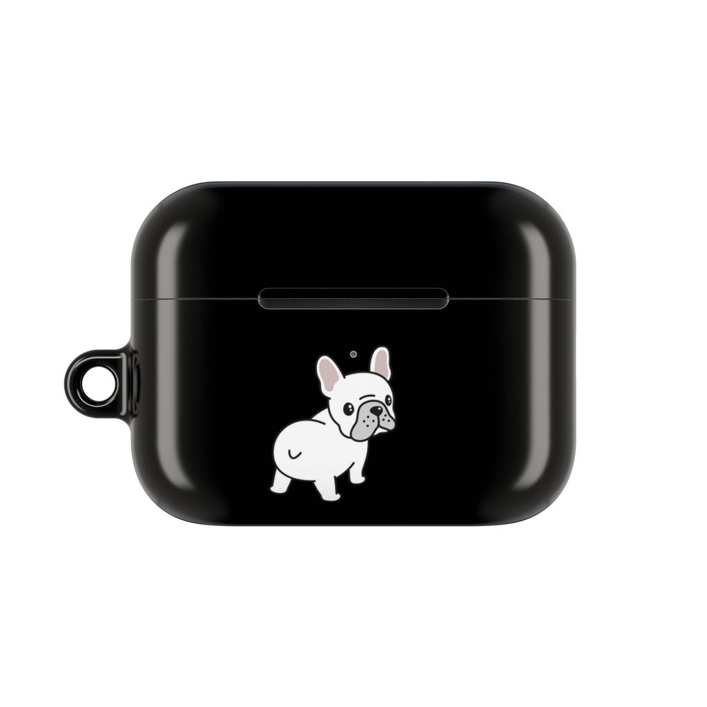 Cute French Bulldog AirPod Case - Black Protective Case