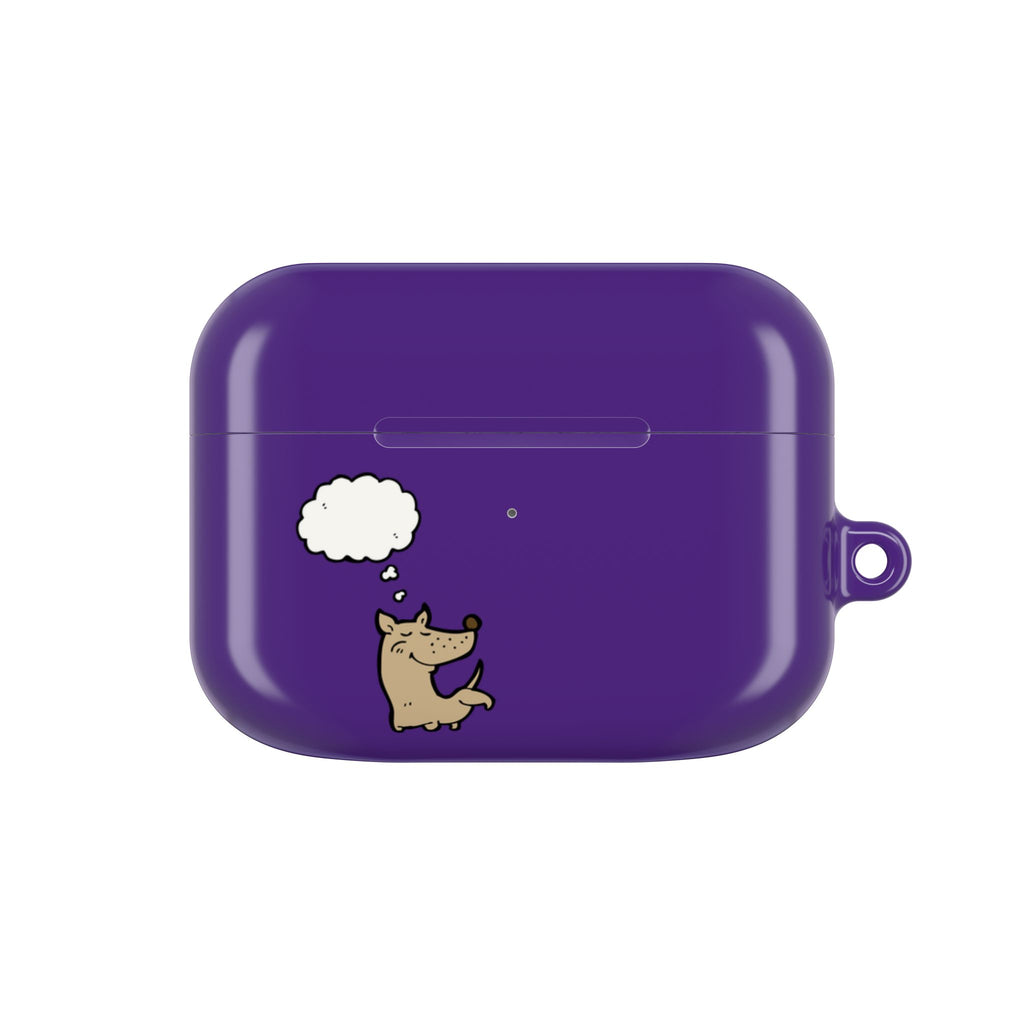 Happy Puppy Purple AirPods Case