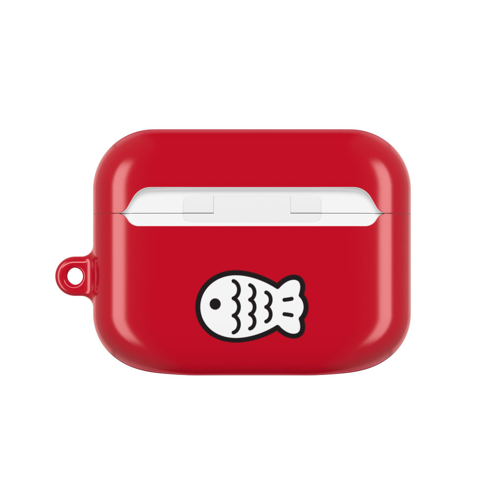Lucky Japanese Cat & Fish Red AirPods or AirPods Pro Case
