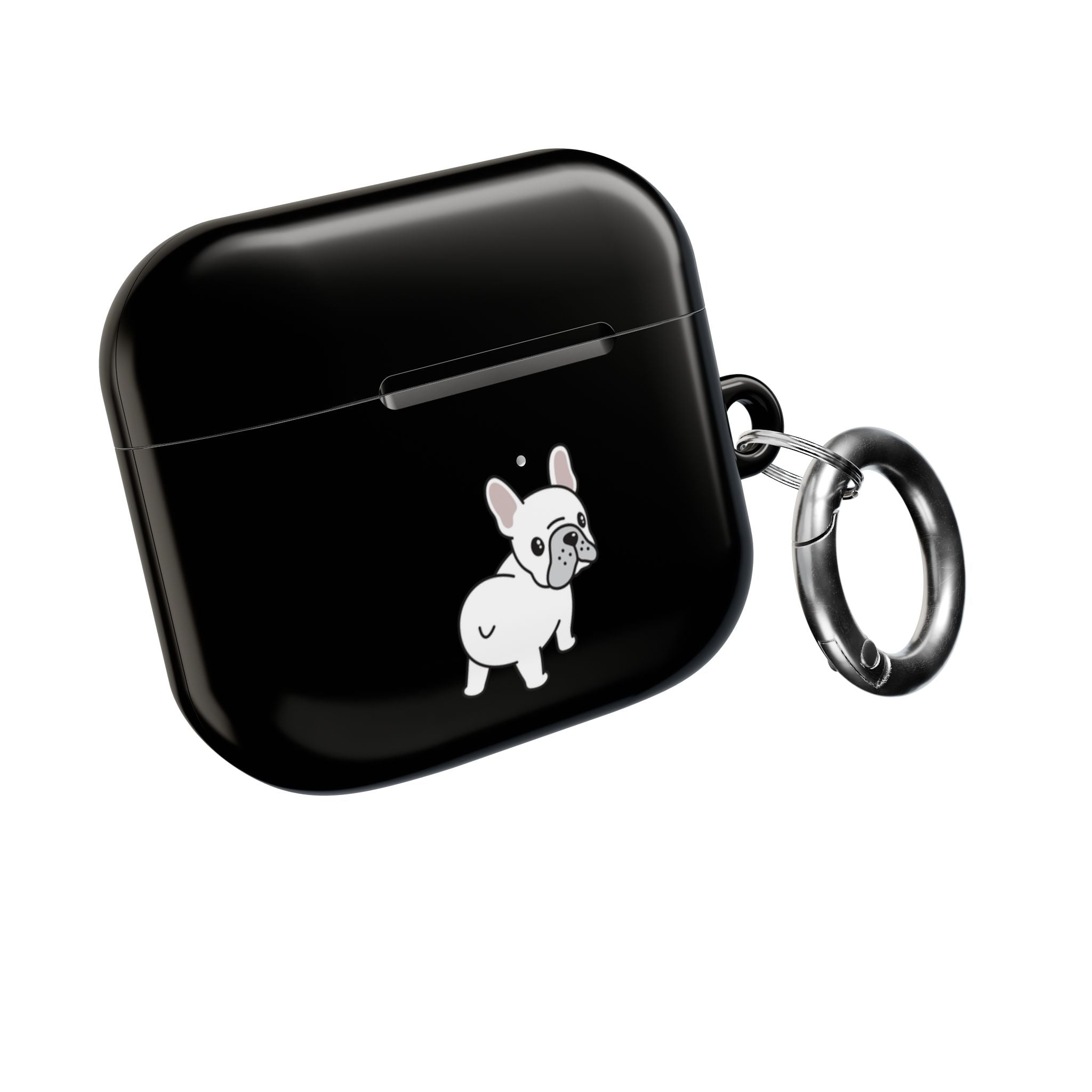 Cute French Bulldog AirPod Case - Black Protective Case