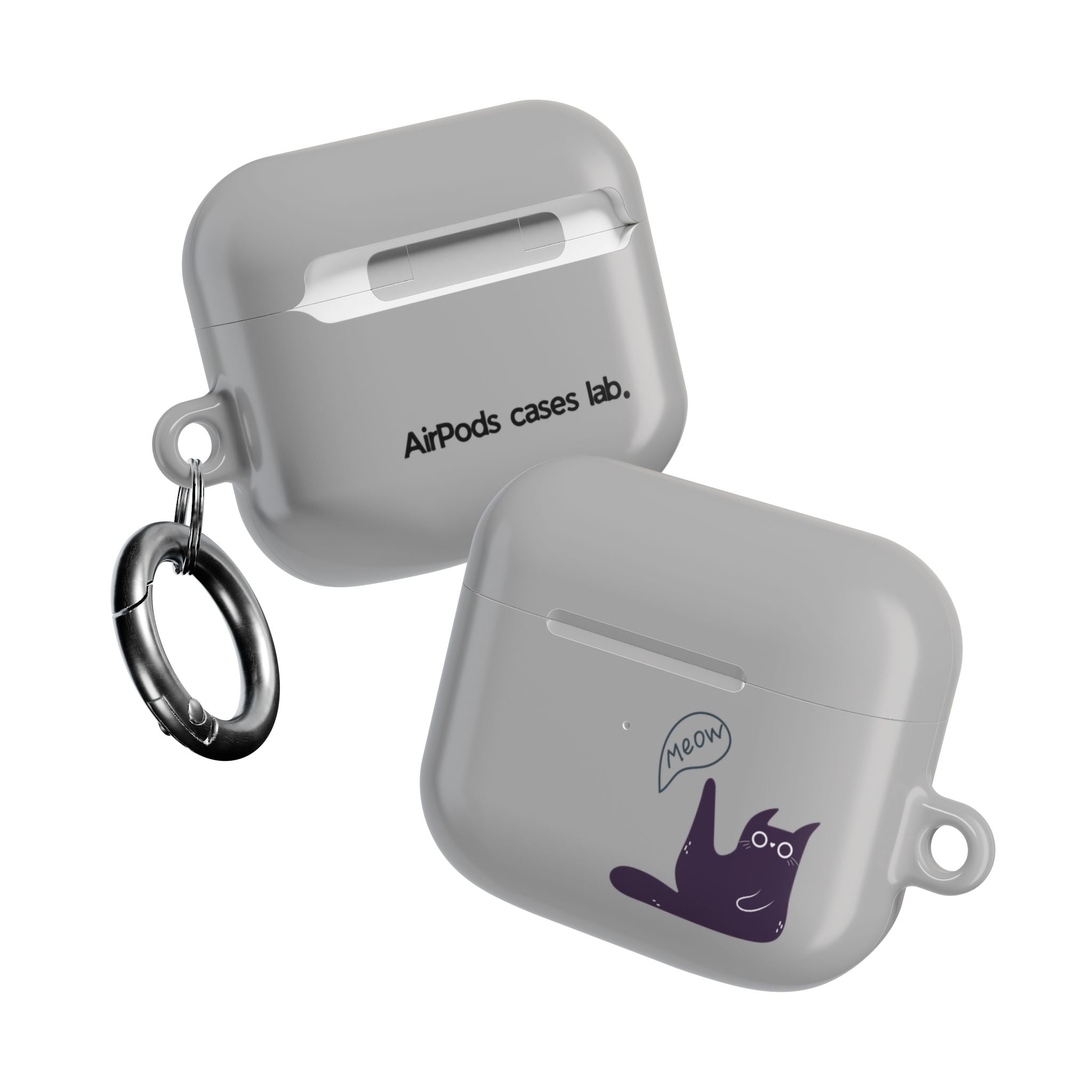 AirPods case with a Meowing Cat Kawaii