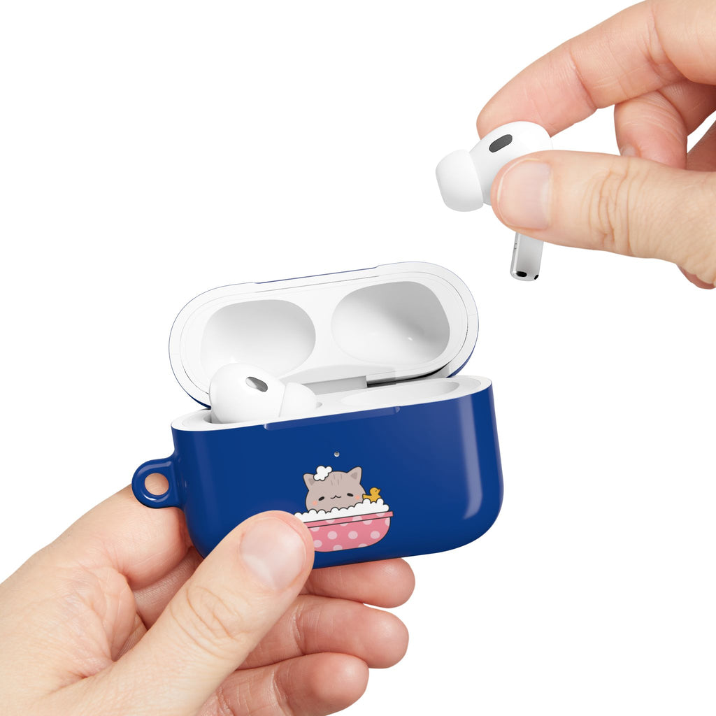 Cute Cat & Rubber Duck Bath AirPods Protective Case