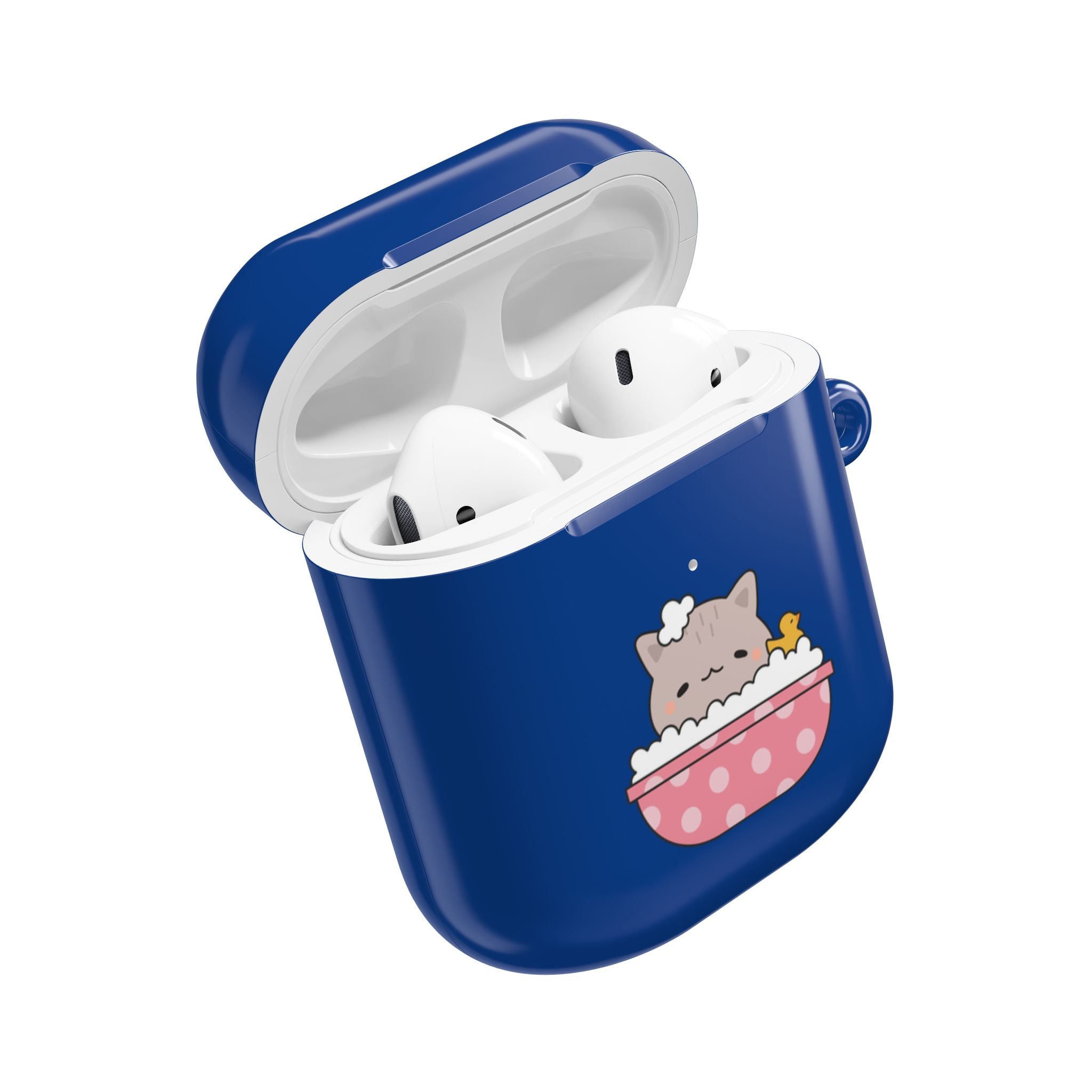 Cute Cat & Rubber Duck Bath AirPods Protective Case