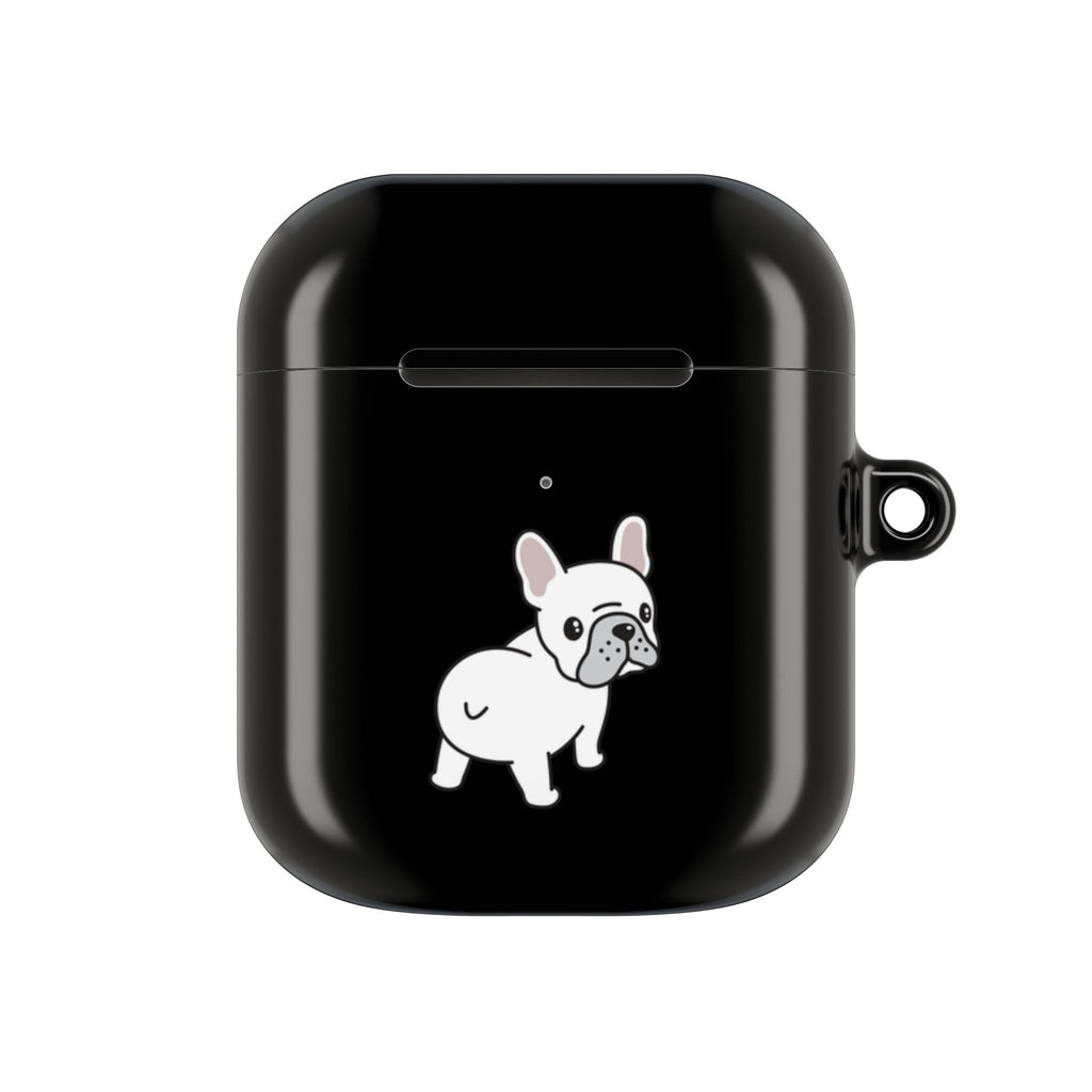 Cute French Bulldog AirPod Case - Black Protective Case