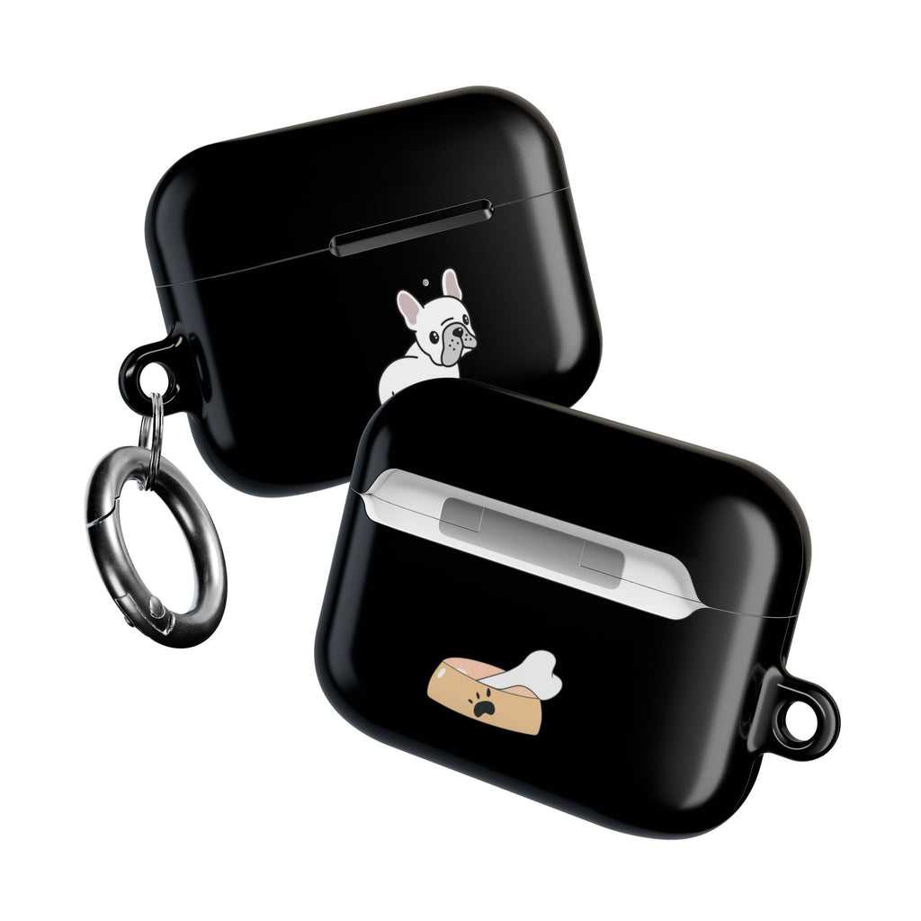 Cute French Bulldog AirPod Case - Black Protective Case