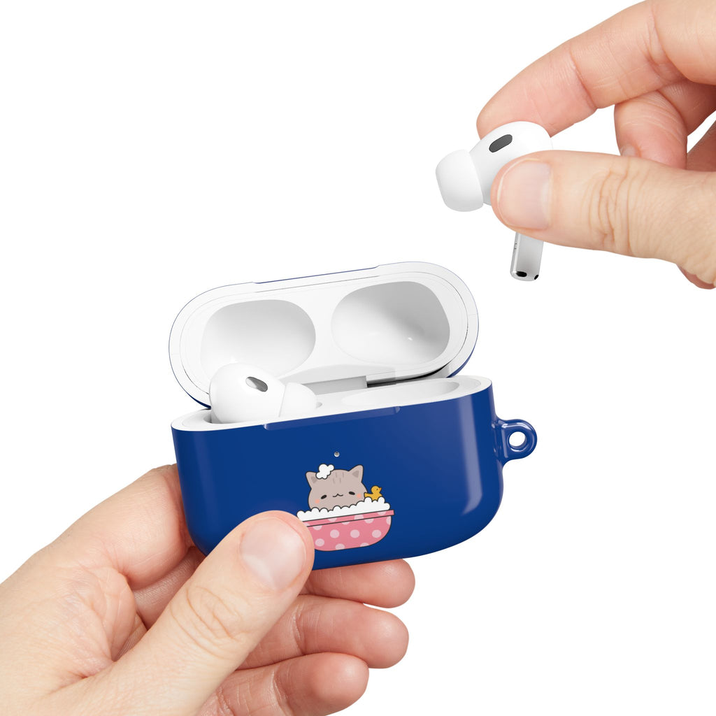Cute Cat & Rubber Duck Bath AirPods Protective Case