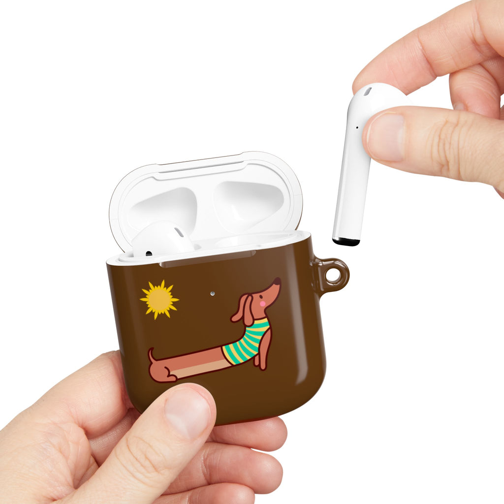 Dachshund 'Relax' AirPod Case - Cute Summer Dog Protective Cover