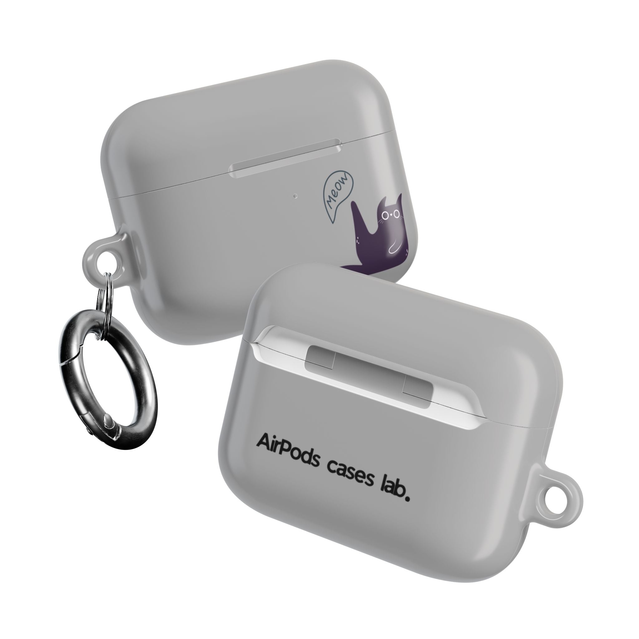 AirPods case with a Meowing Cat Kawaii