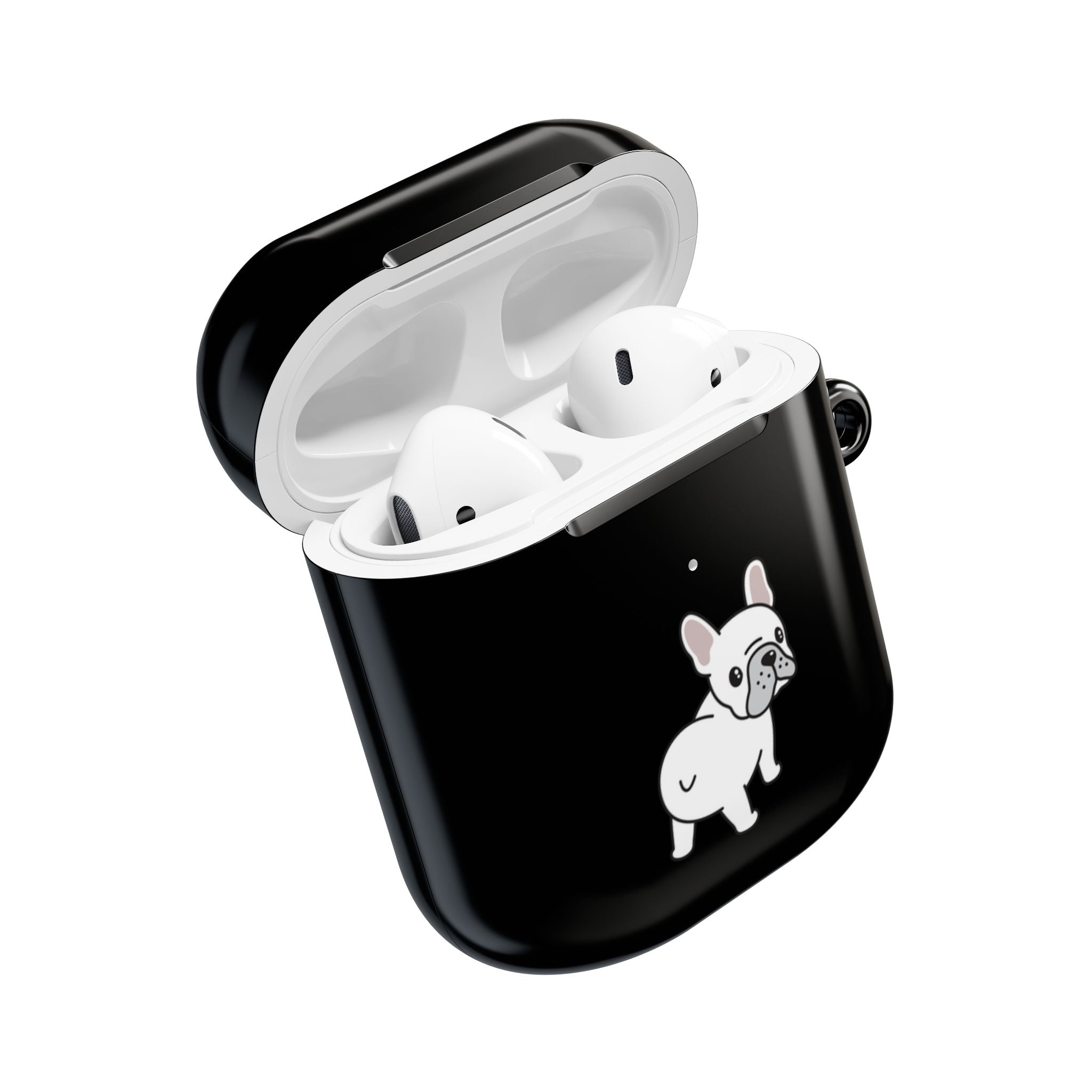 Cute French Bulldog AirPod Case - Black Protective Case