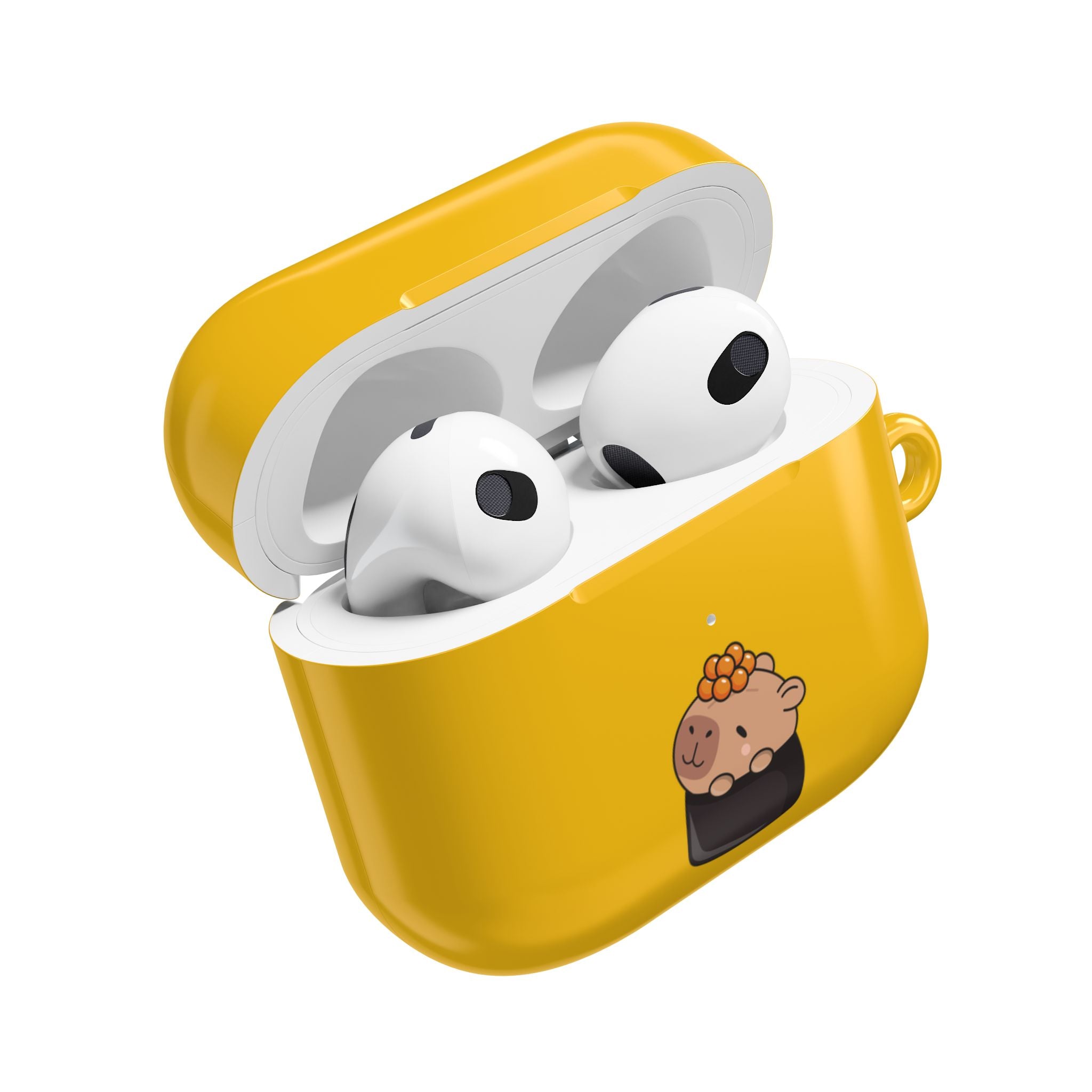 Cute Capybara and Oranges AirPods Case