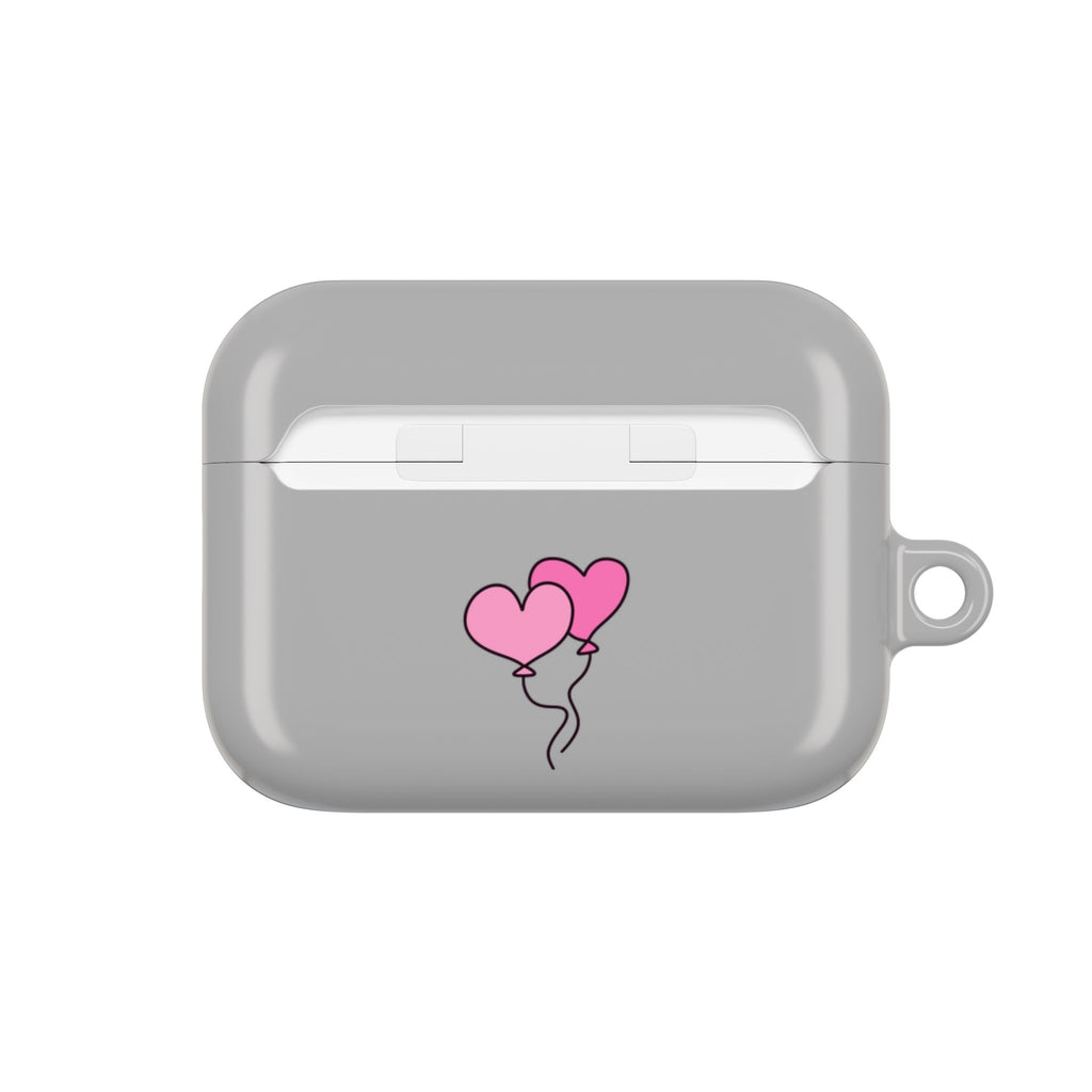 Cute  Capybara and Heart Balloon AirPod Case