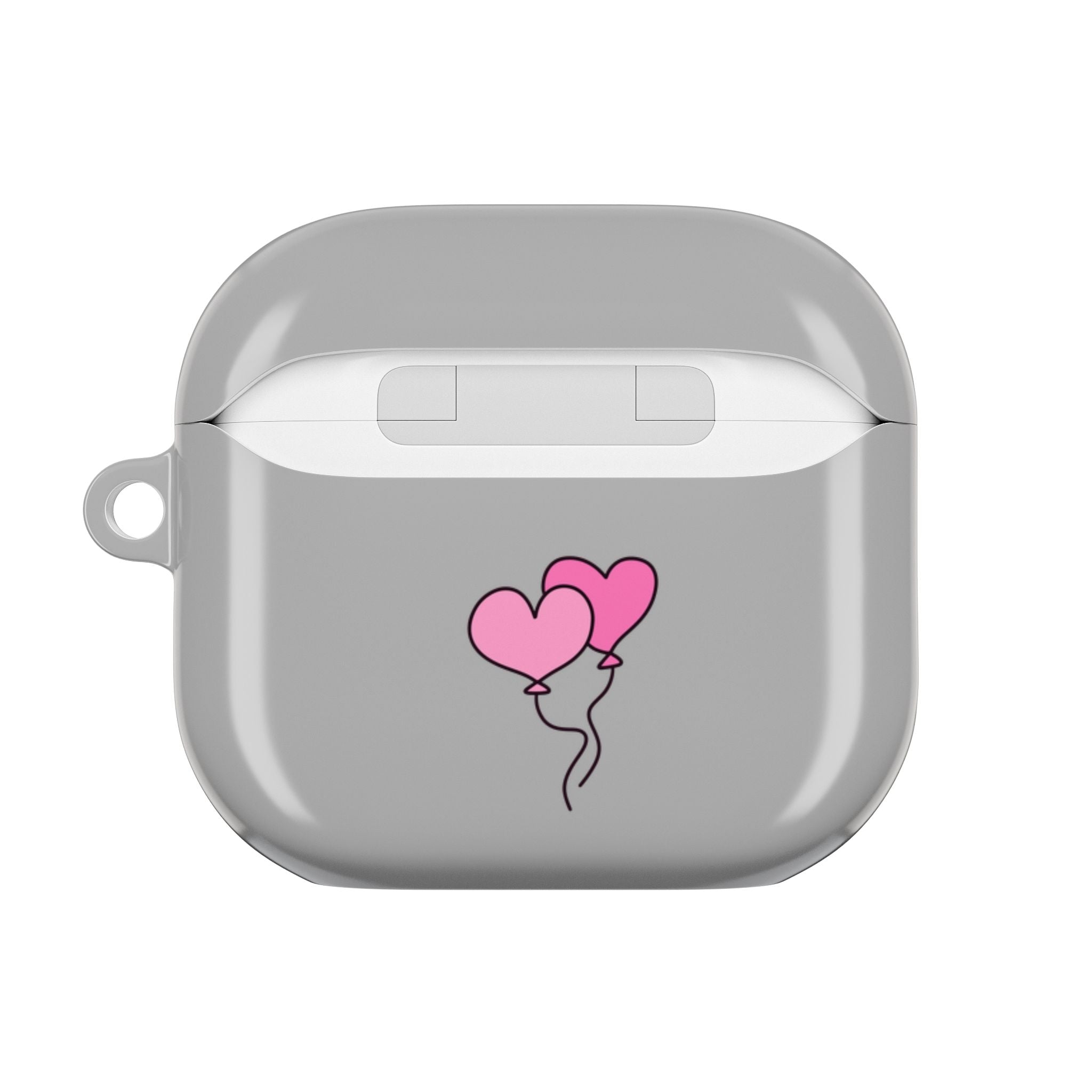 Cute  Capybara and Heart Balloon AirPod Case