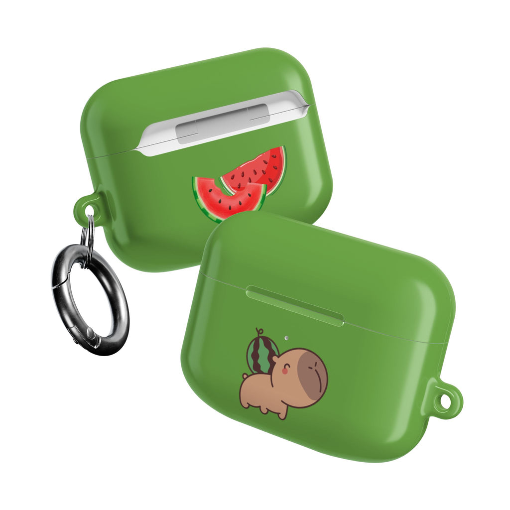 Capybara and Watermelons AirPods Case