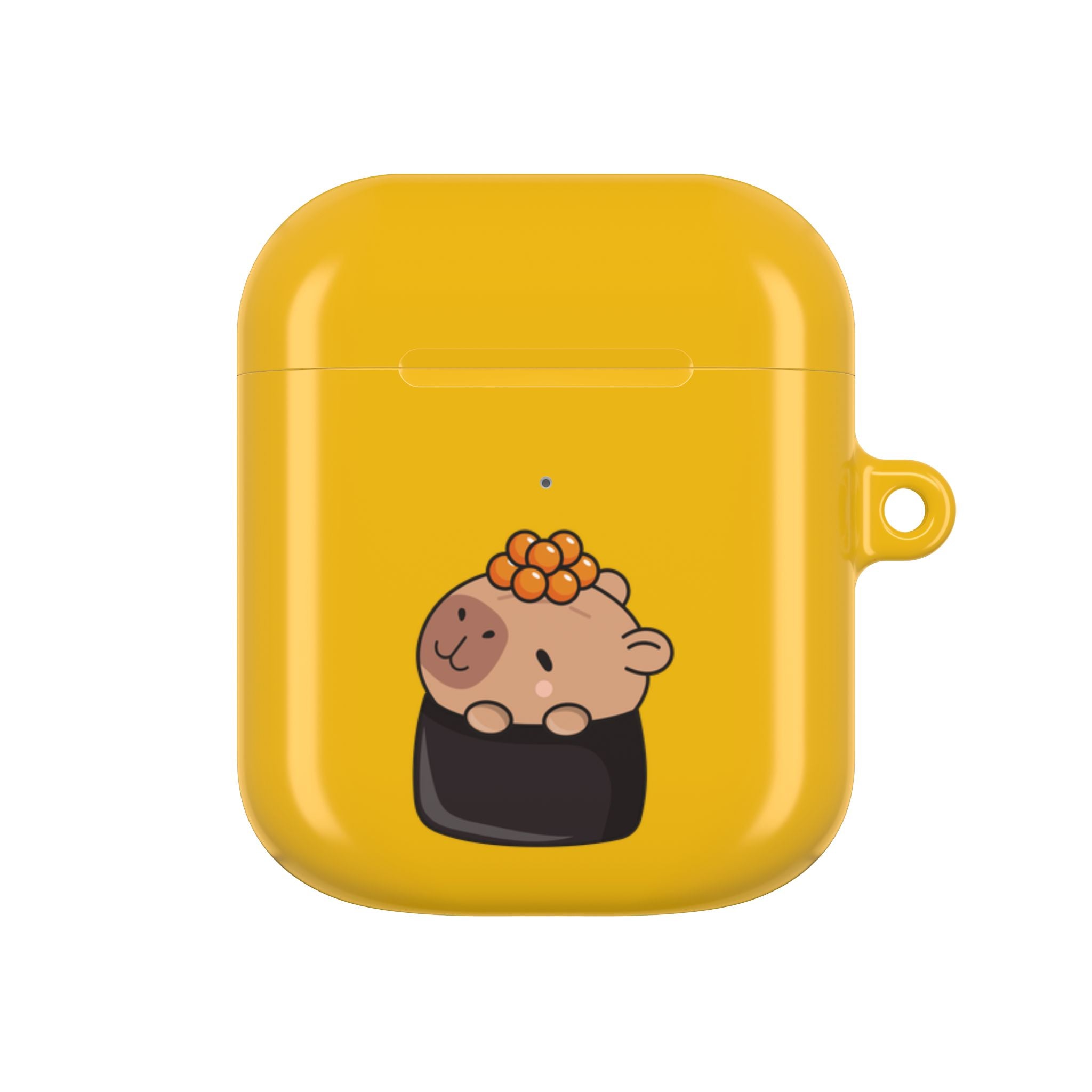 Cute Capybara and Oranges AirPods Case