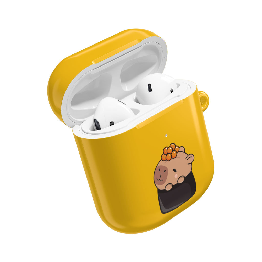 Cute Capybara and Oranges AirPods Case