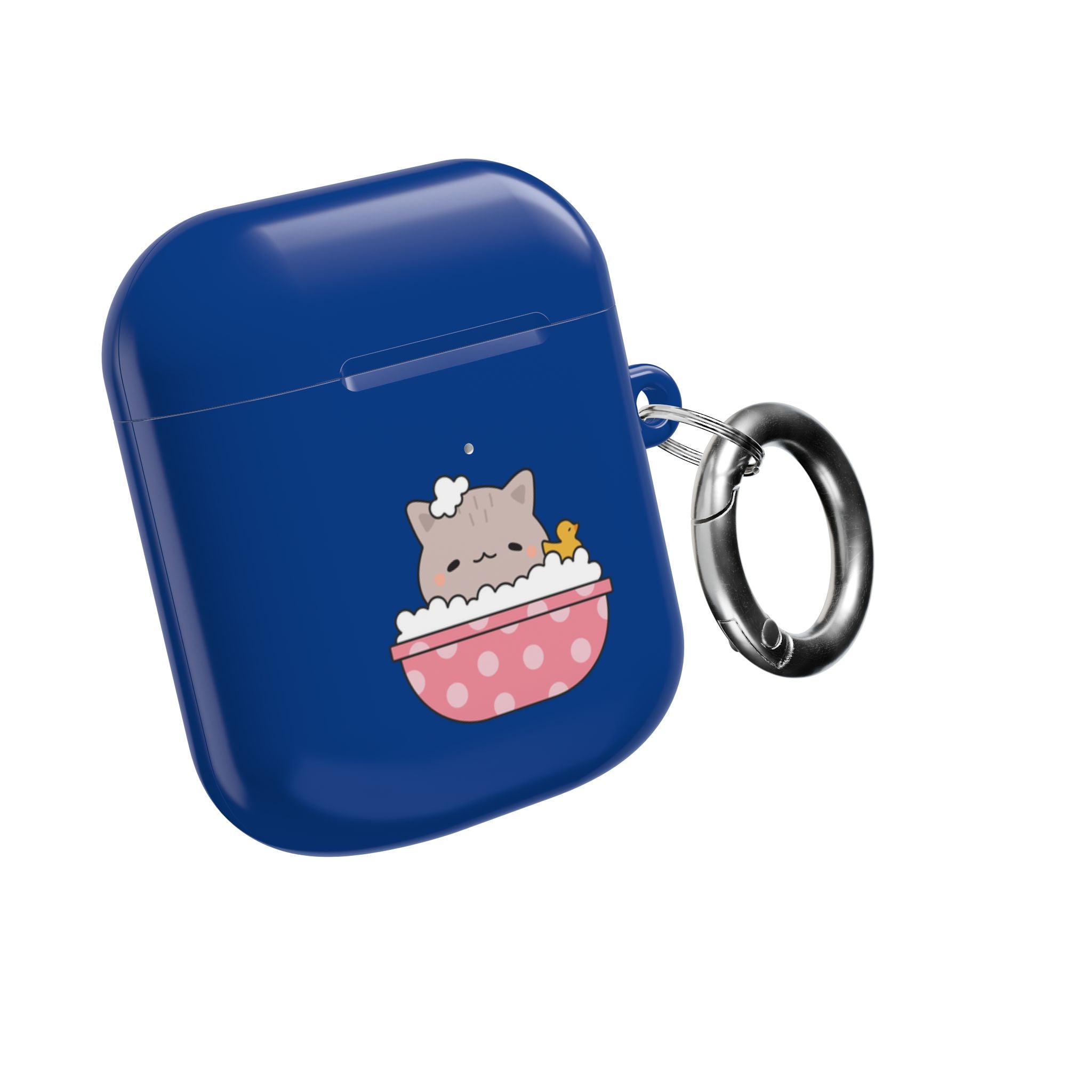 Cute Cat & Rubber Duck Bath AirPods Protective Case