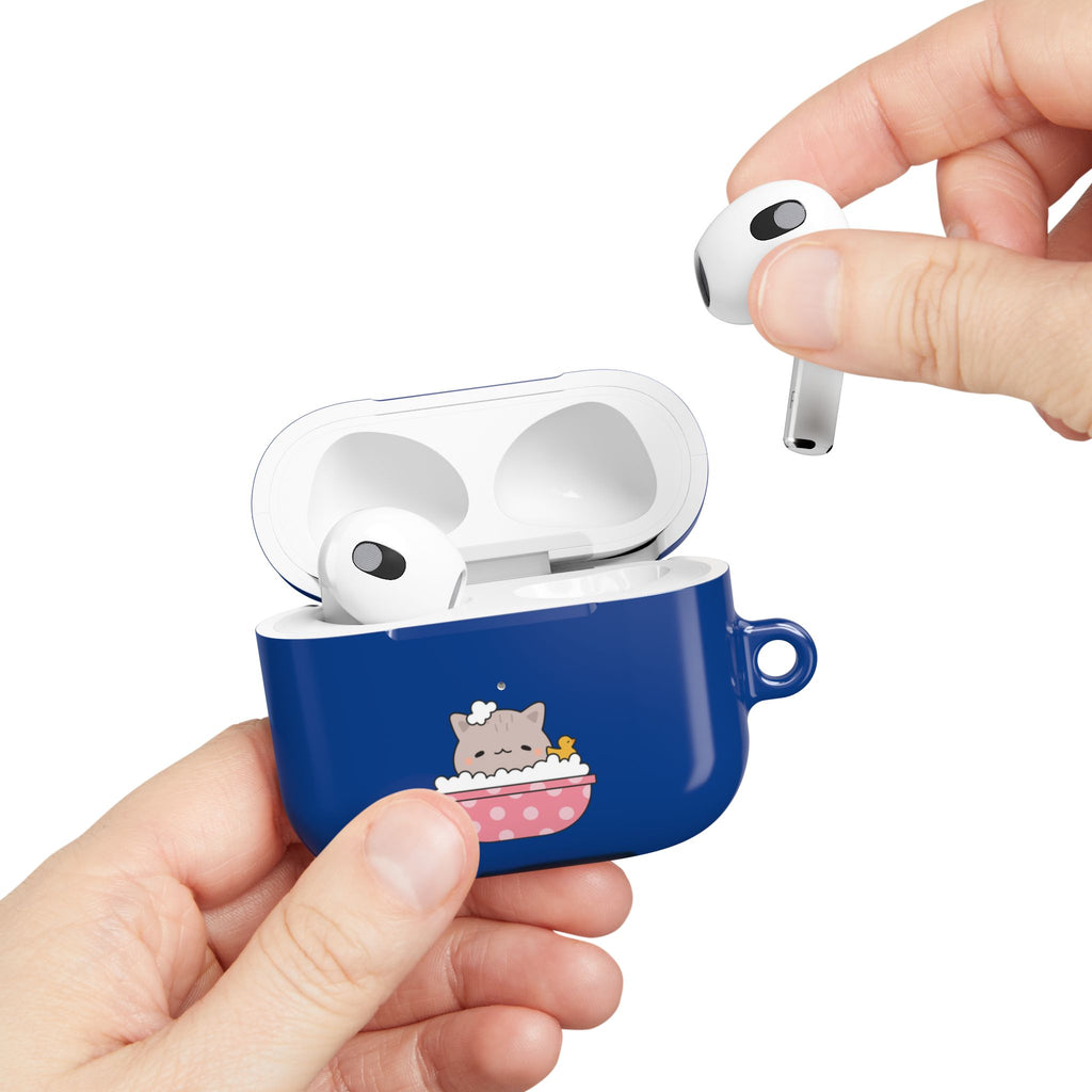 Cute Cat & Rubber Duck Bath AirPods Protective Case