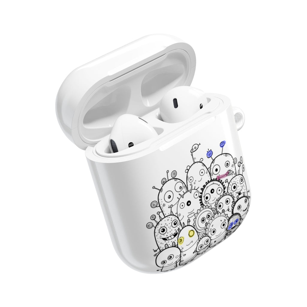 Cute Monster Crowd AirPods Case