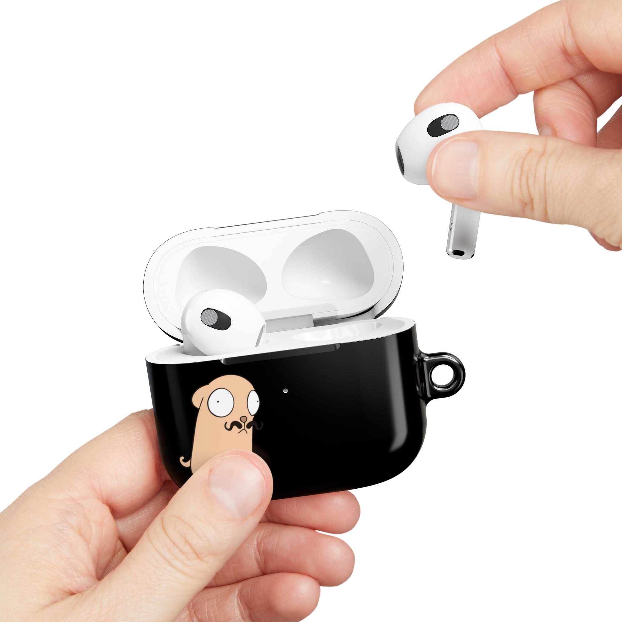 Monster Puppy Black AirPods Case