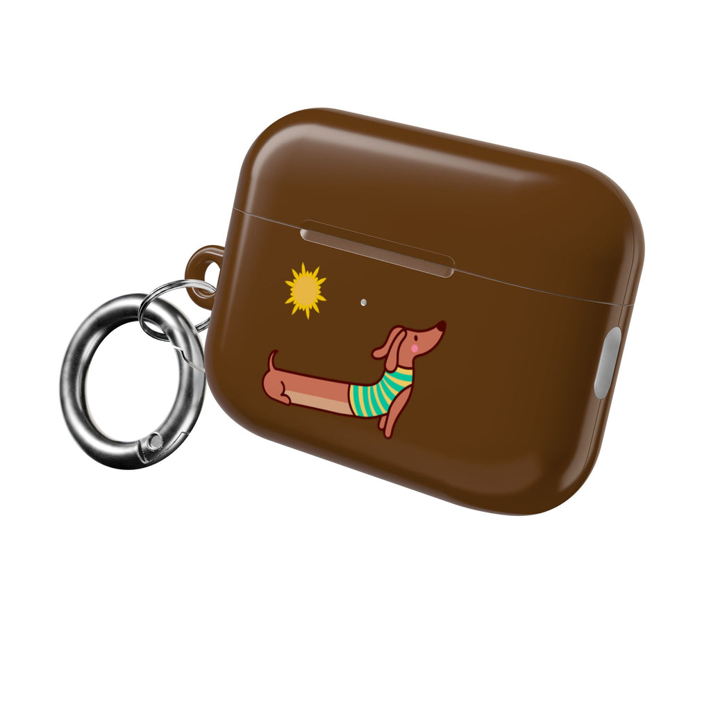 Dachshund 'Relax' AirPod Case - Cute Summer Dog Protective Cover