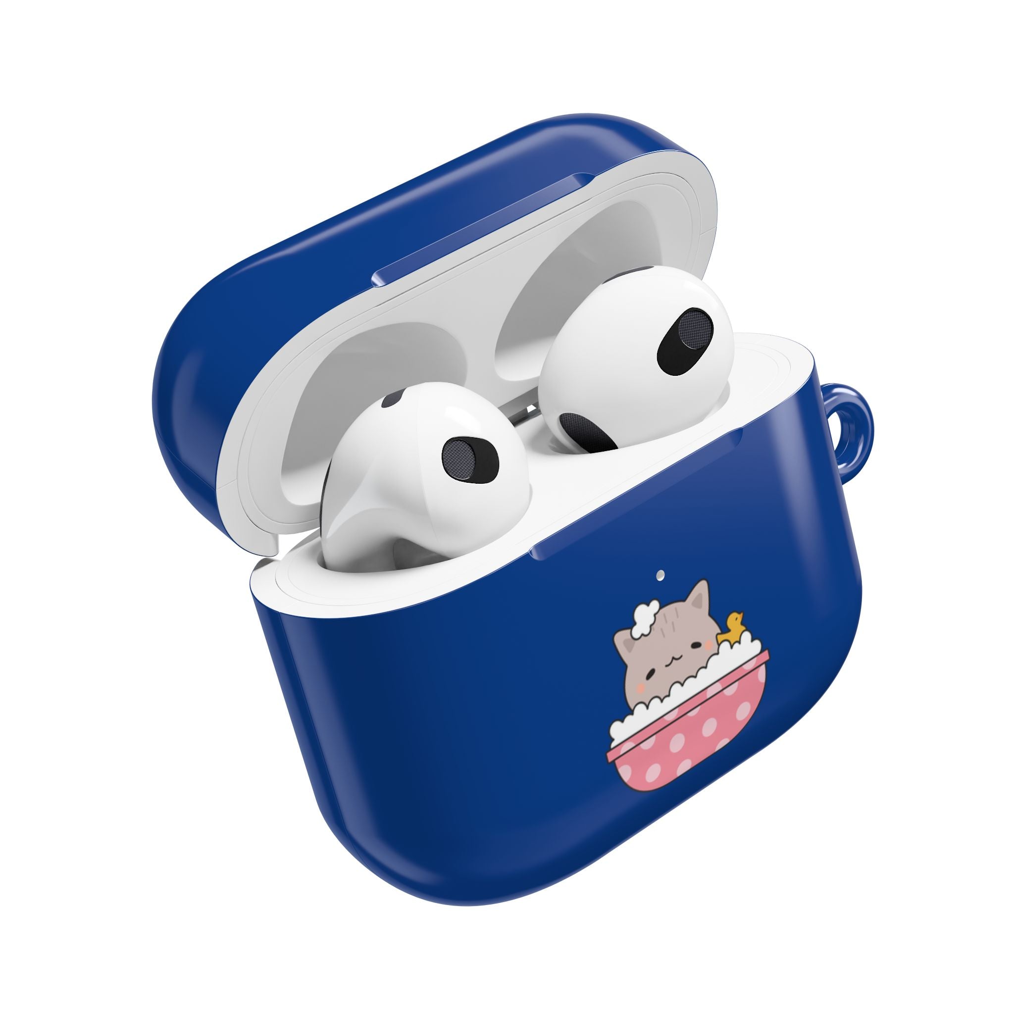Cute Cat & Rubber Duck Bath AirPods Protective Case