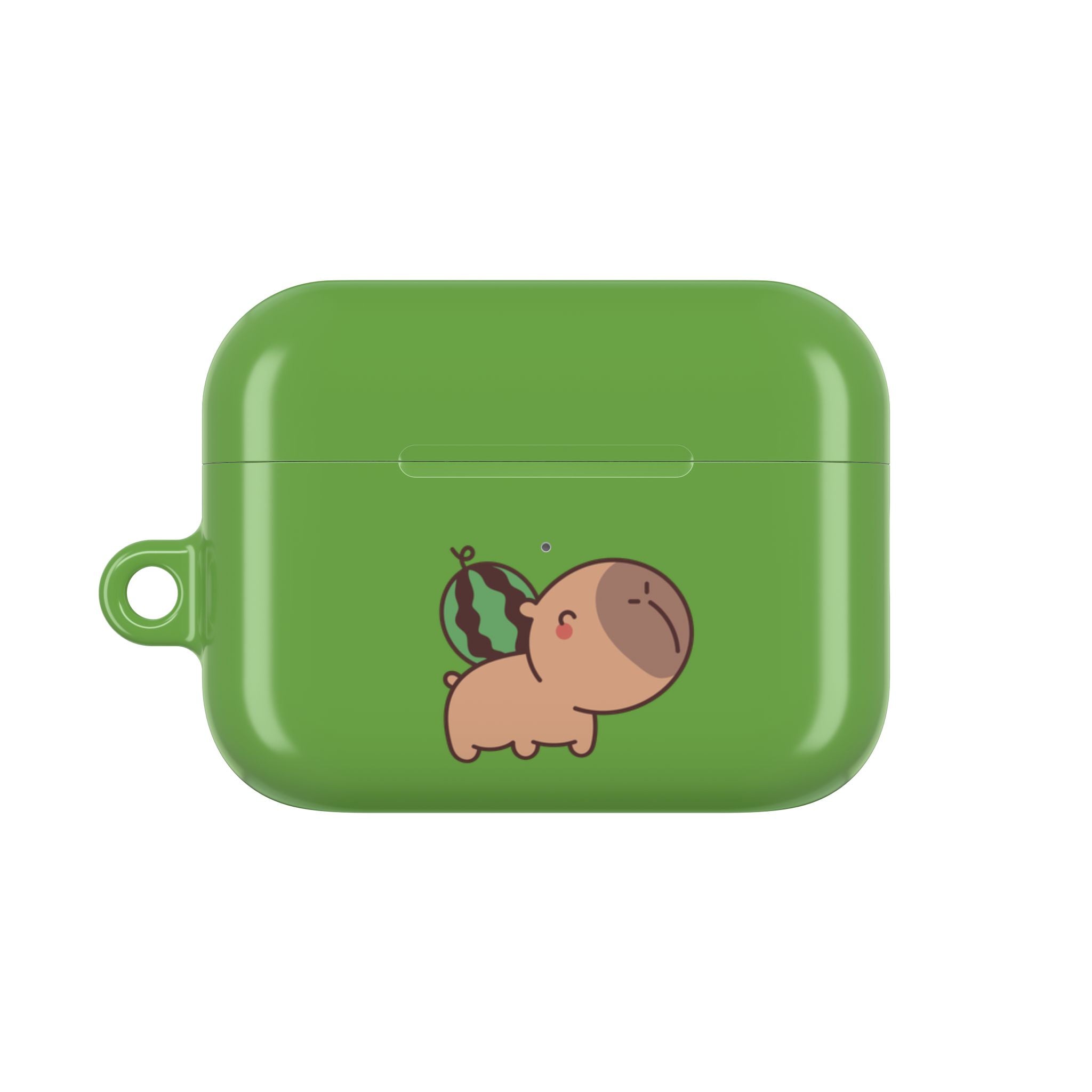Capybara and Watermelons AirPods Case