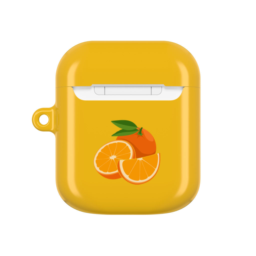 Cute Capybara and Oranges AirPods Case