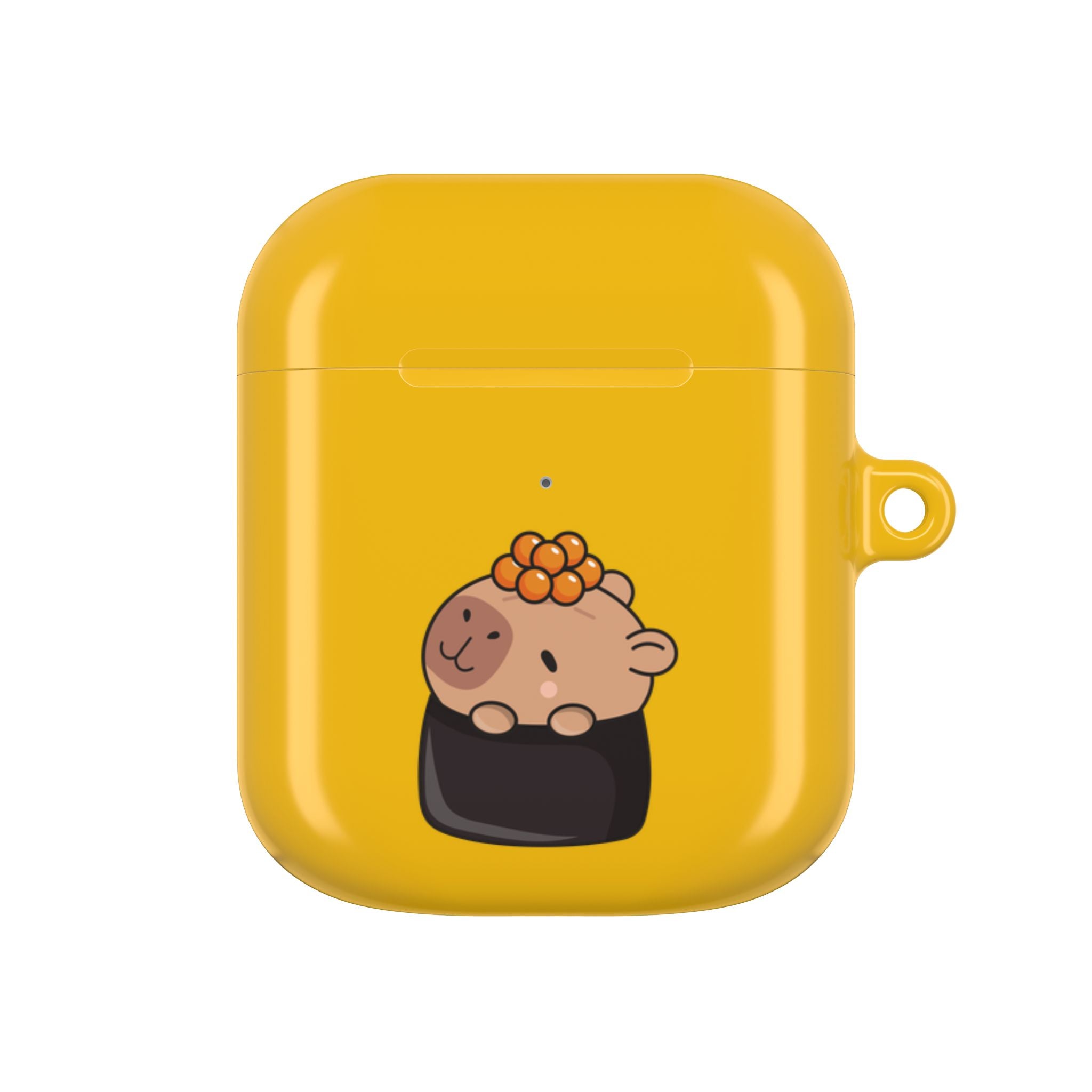 Cute Capybara and Oranges AirPods Case