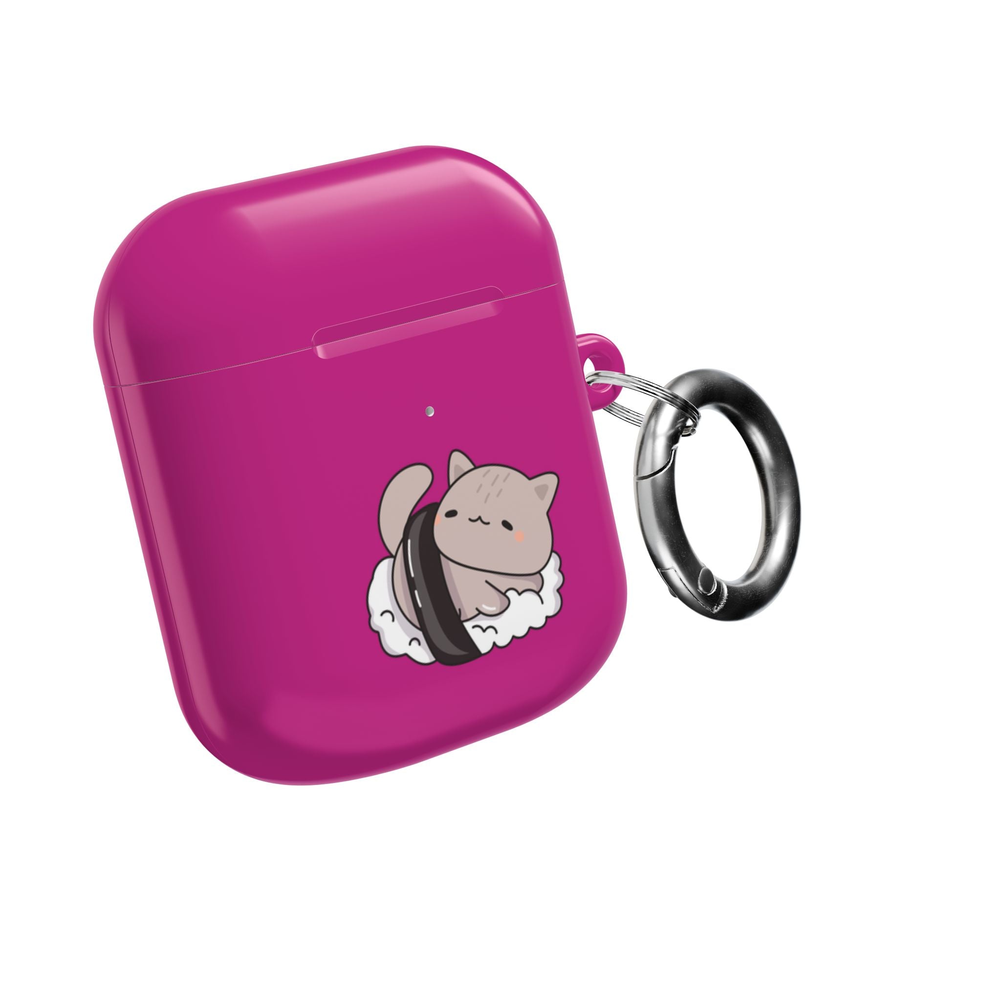 Cat Sushi AirPods Case - Cute Pink Protective Cover
