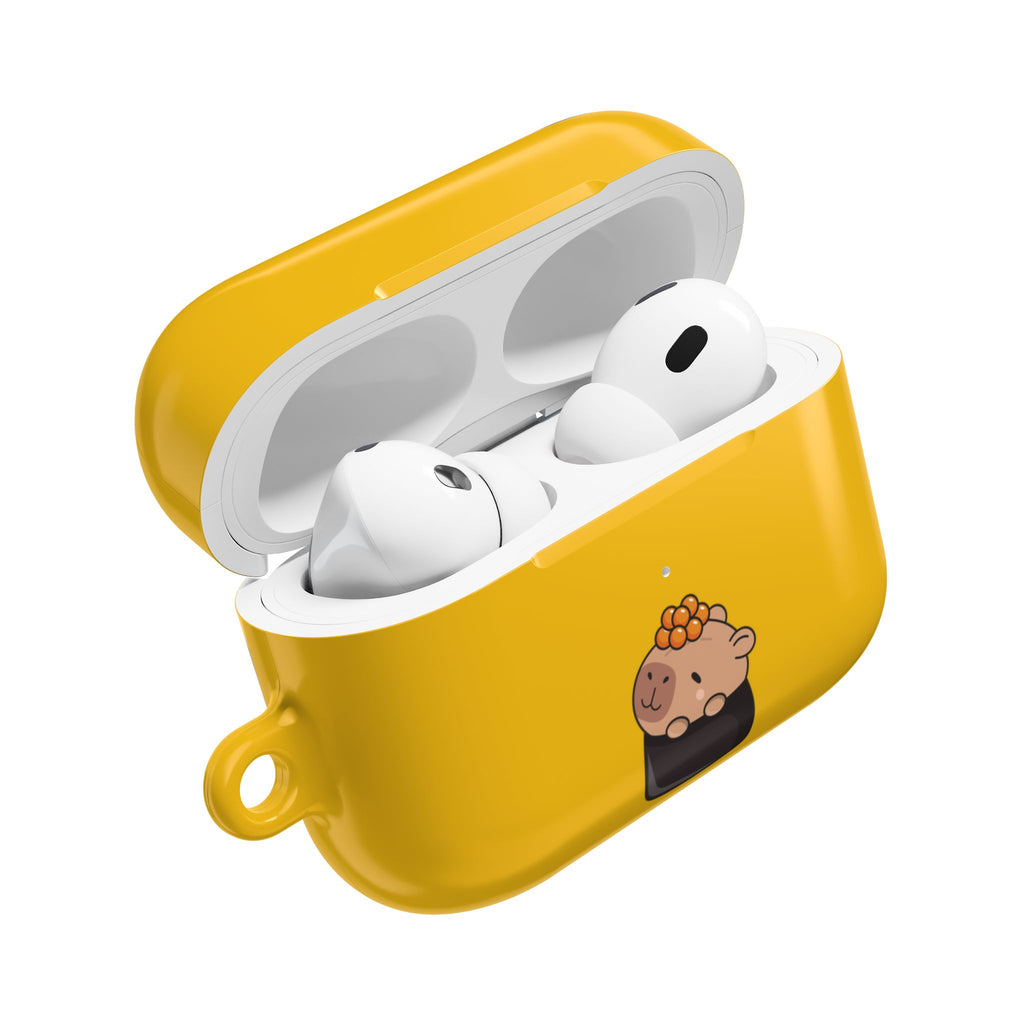 Cute Capybara and Oranges AirPods Case
