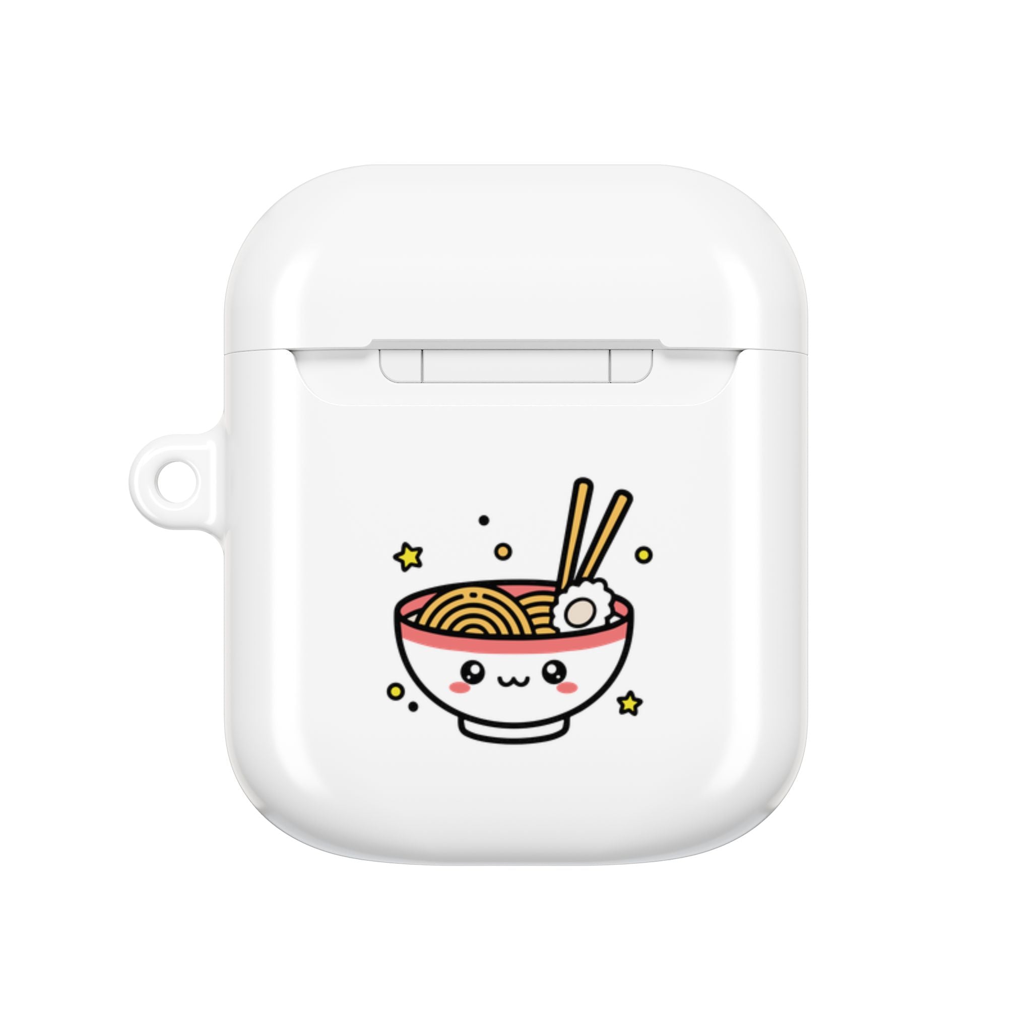Kawaii Cat & Ramen Design AirPods Case Protective Wireless Earbud Cover