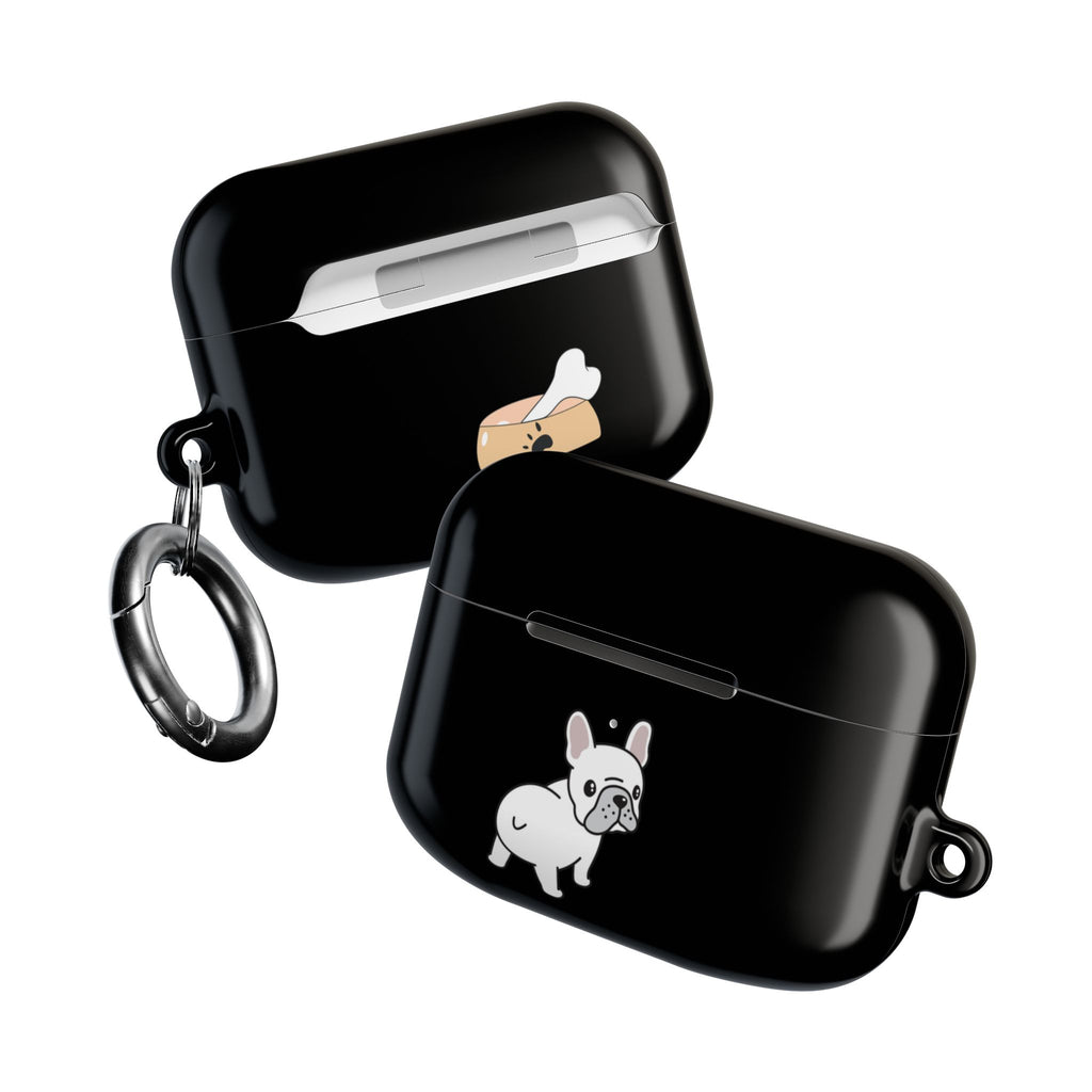Cute French Bulldog AirPod Case - Black Protective Case