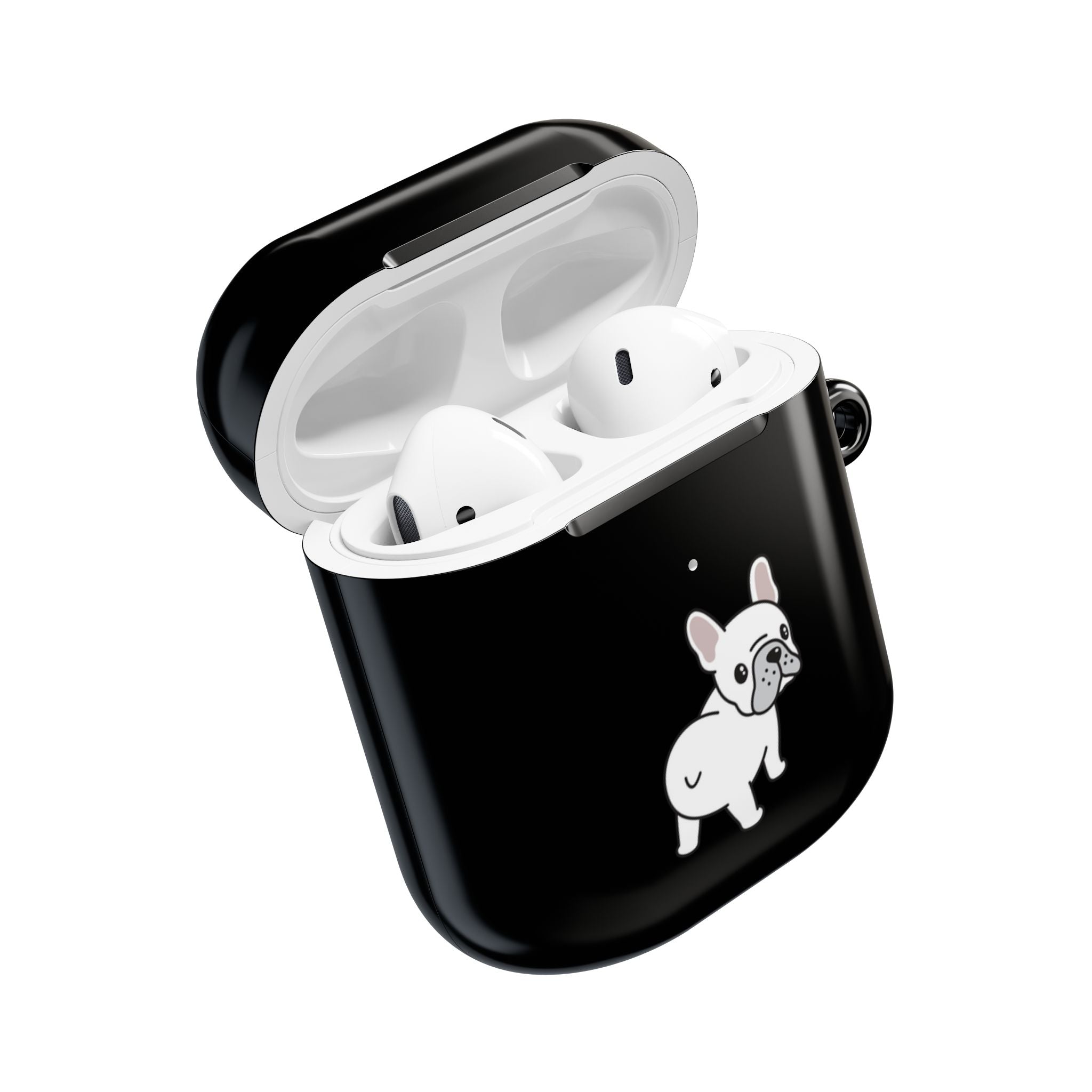 Cute French Bulldog AirPod Case - Black Protective Case