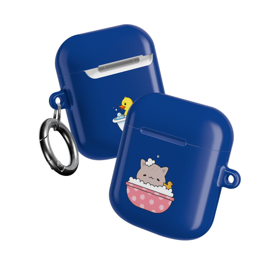 Cute Cat & Rubber Duck Bath AirPods Protective Case