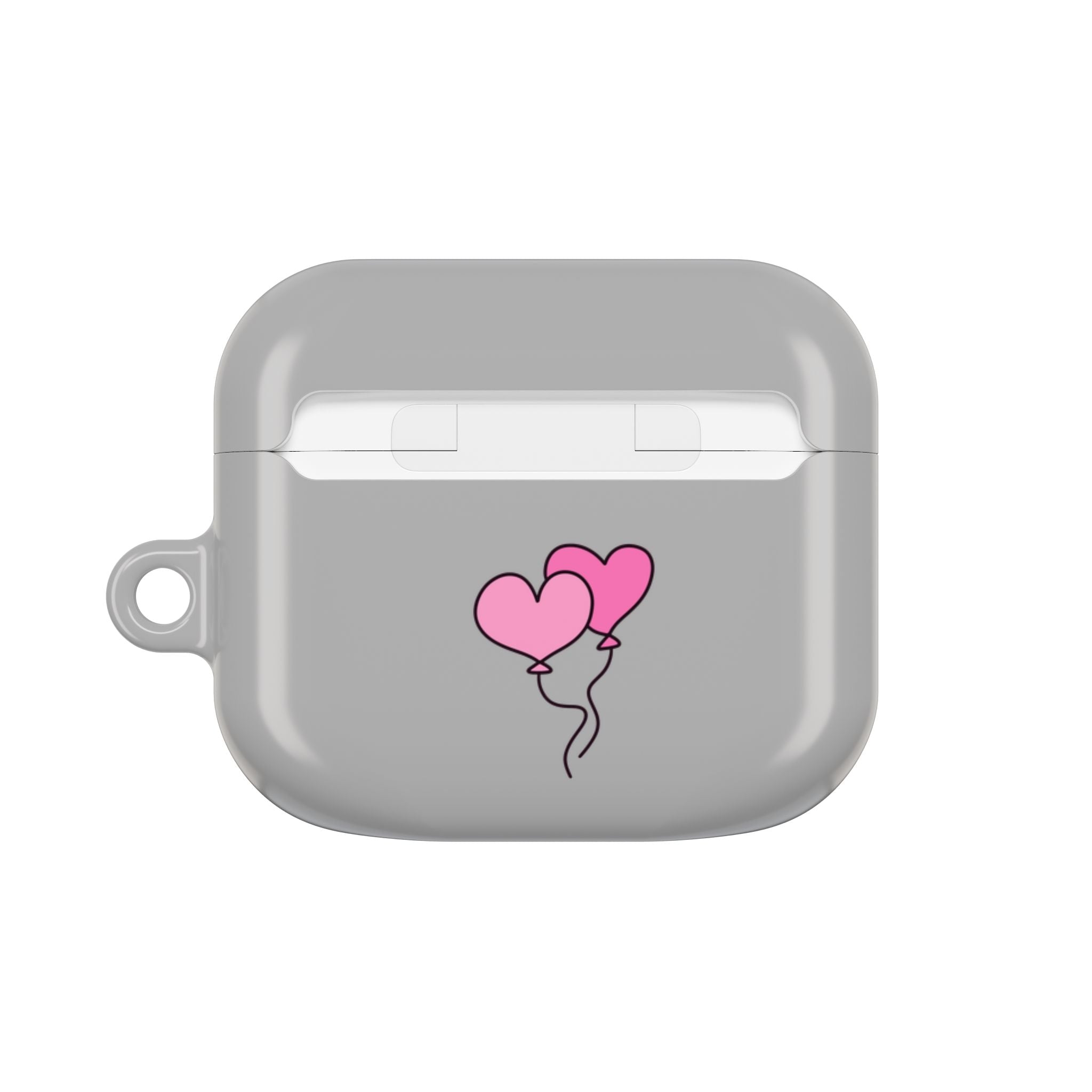 Cute  Capybara and Heart Balloon AirPod Case