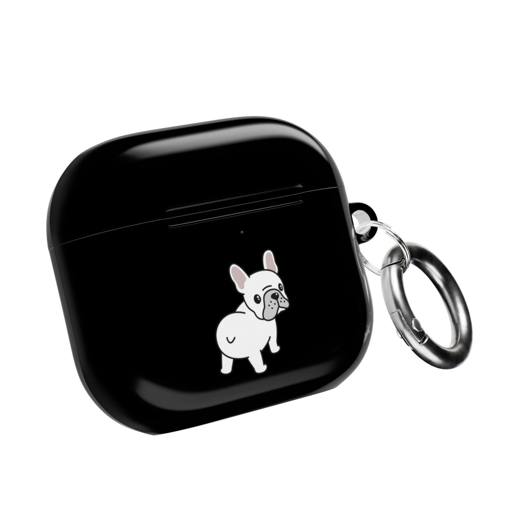 Cute French Bulldog AirPod Case - Black Protective Case