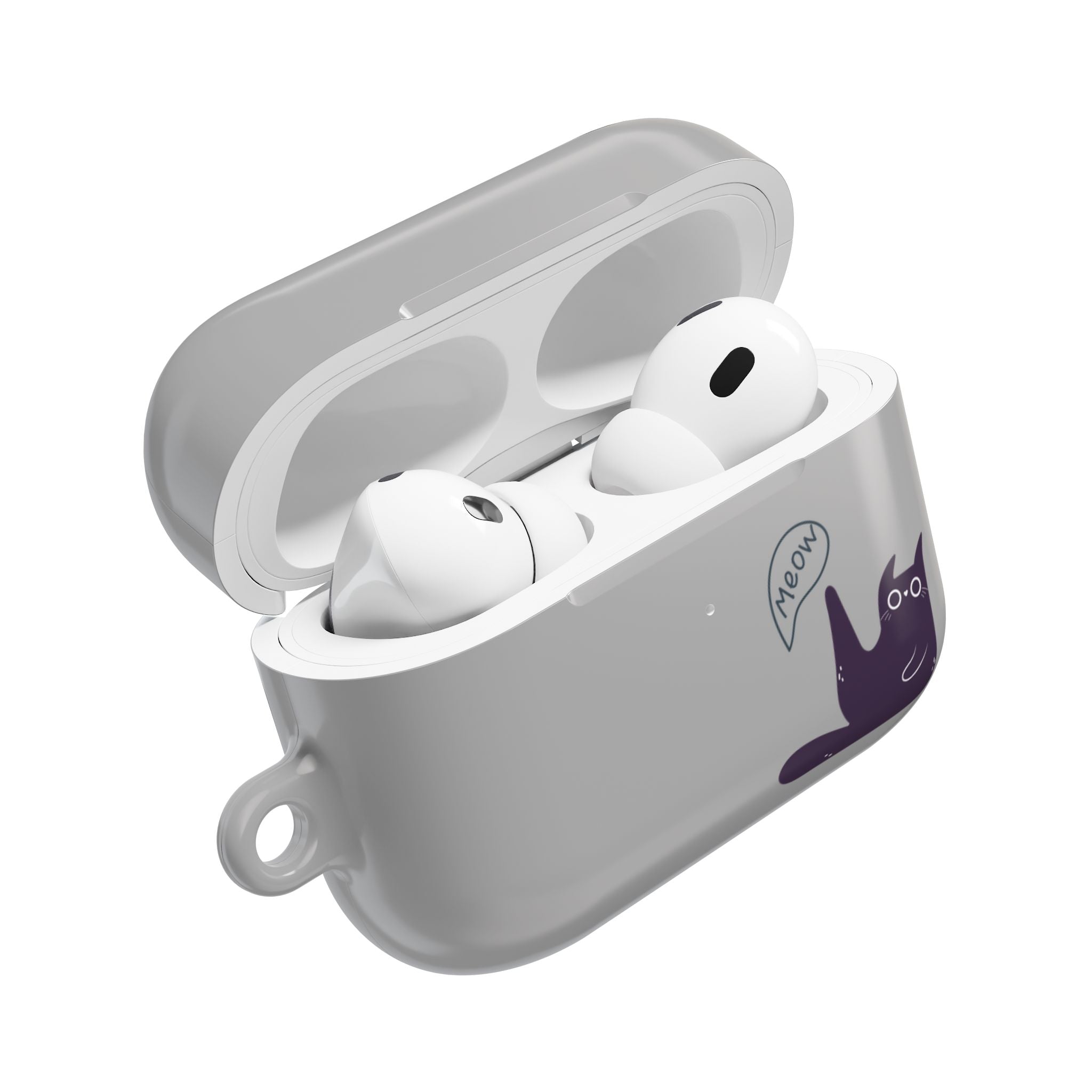 AirPods case with a Meowing Cat Kawaii