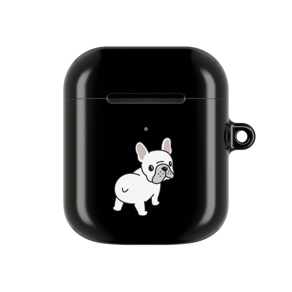 Cute French Bulldog AirPod Case - Black Protective Case