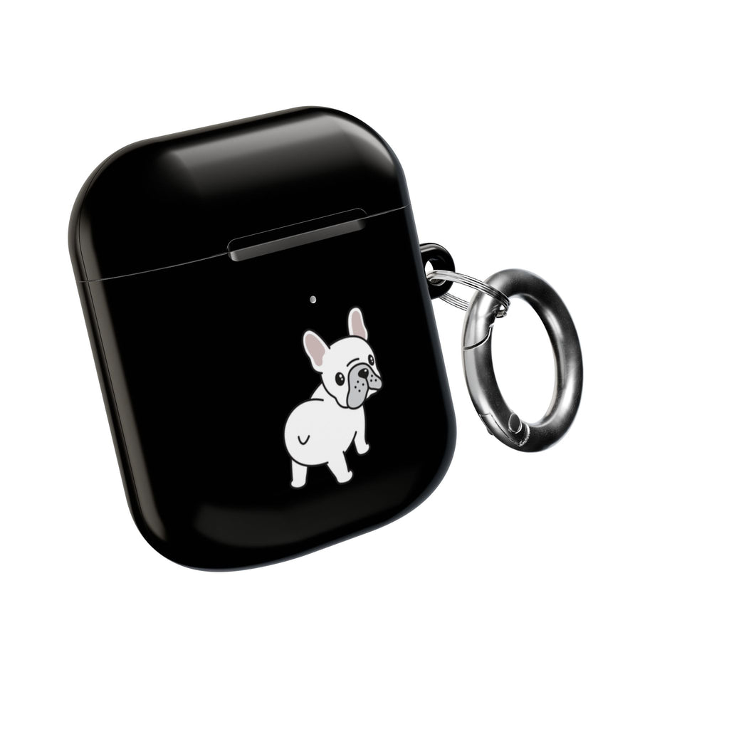 Cute French Bulldog AirPod Case - Black Protective Case