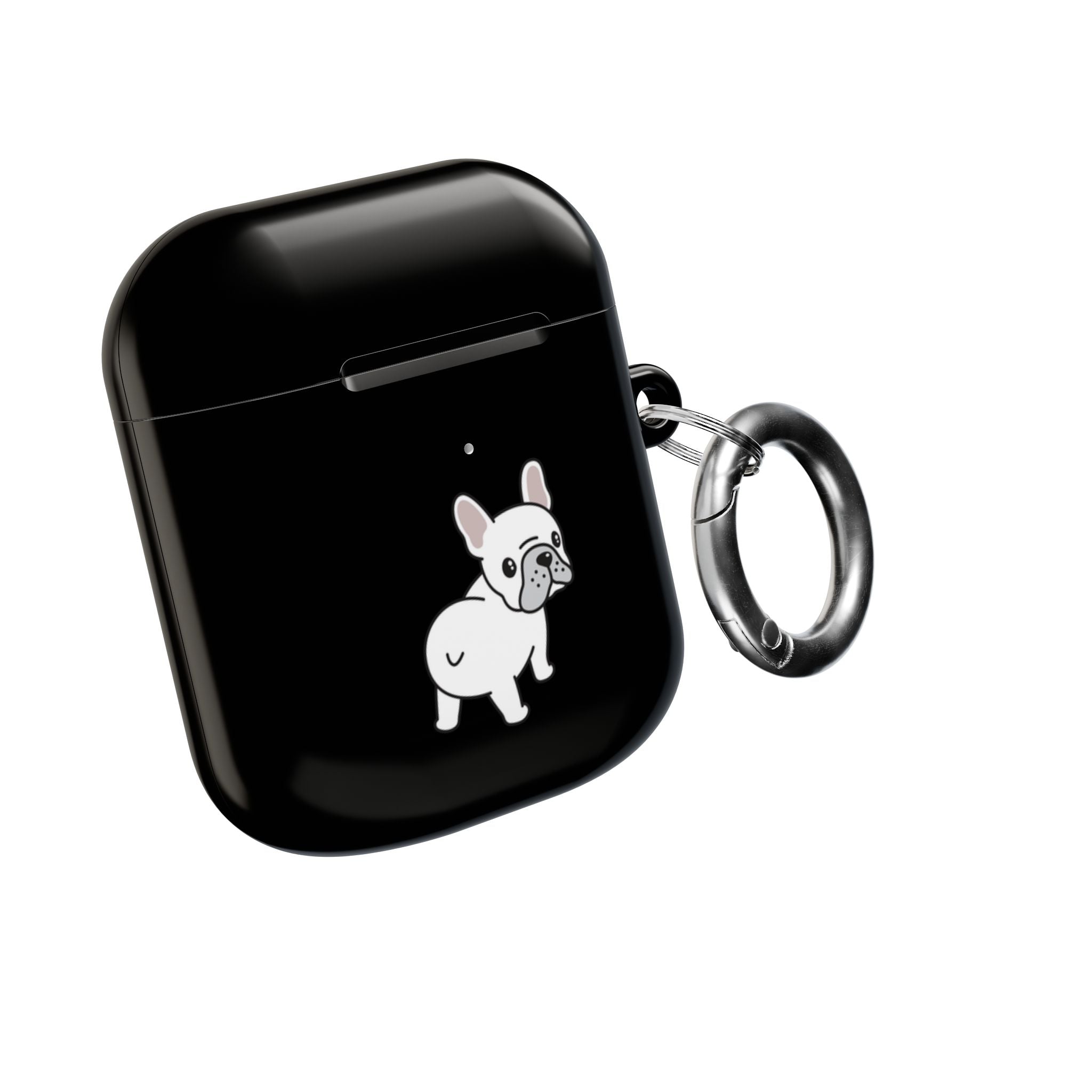 Cute French Bulldog AirPod Case - Black Protective Case