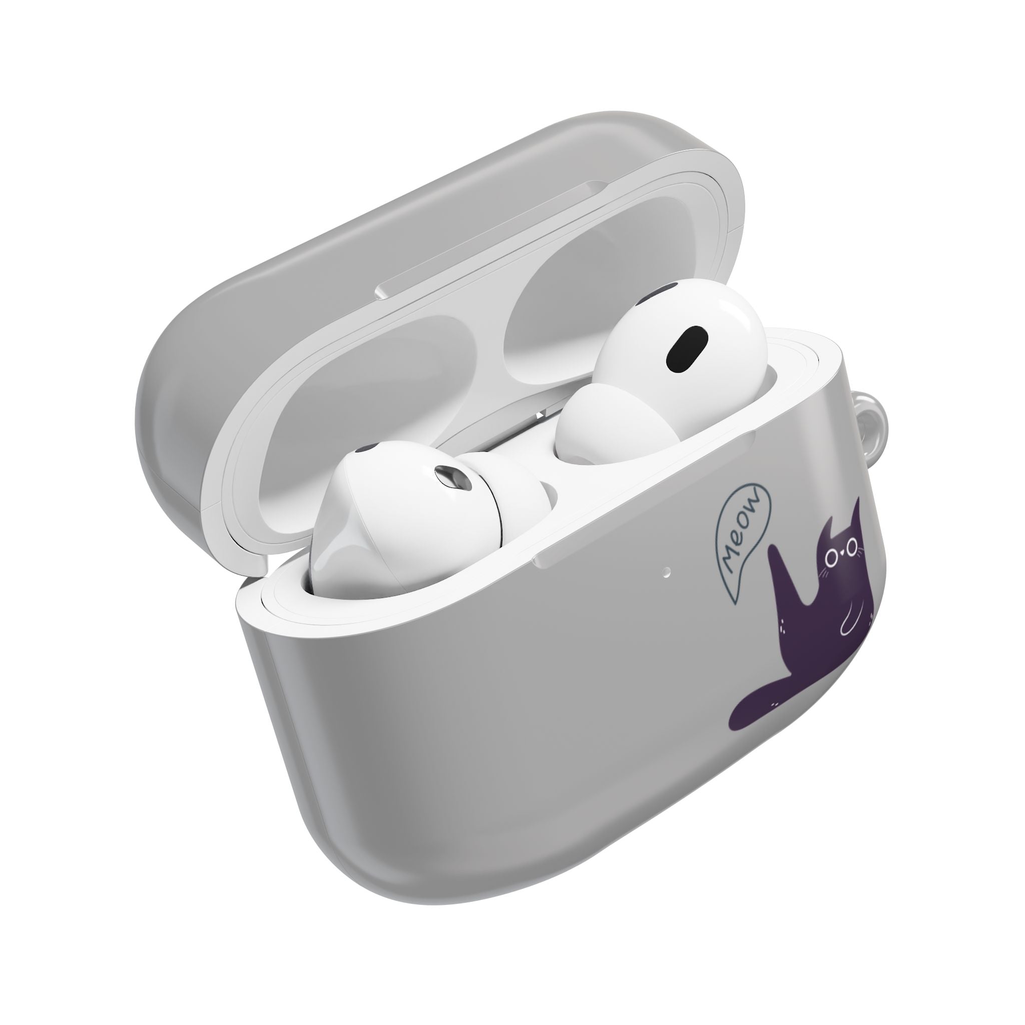 AirPods case with a Meowing Cat Kawaii