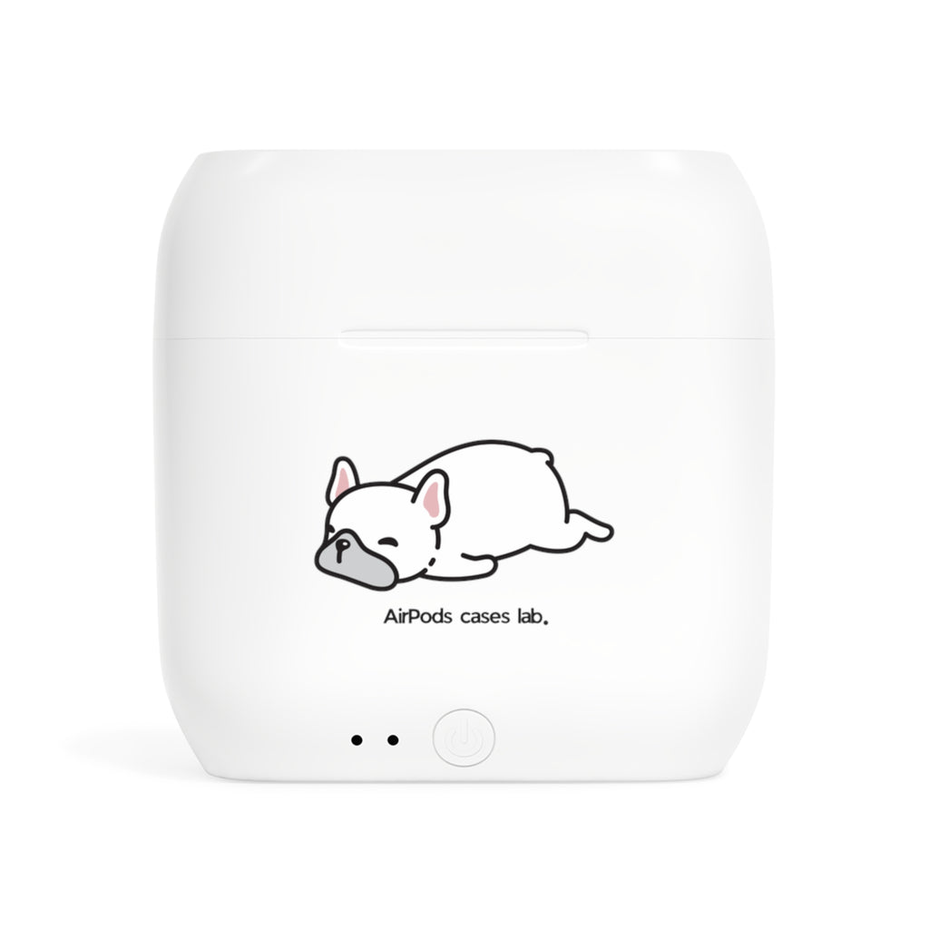 Sleeping Bulldog White Earbuds