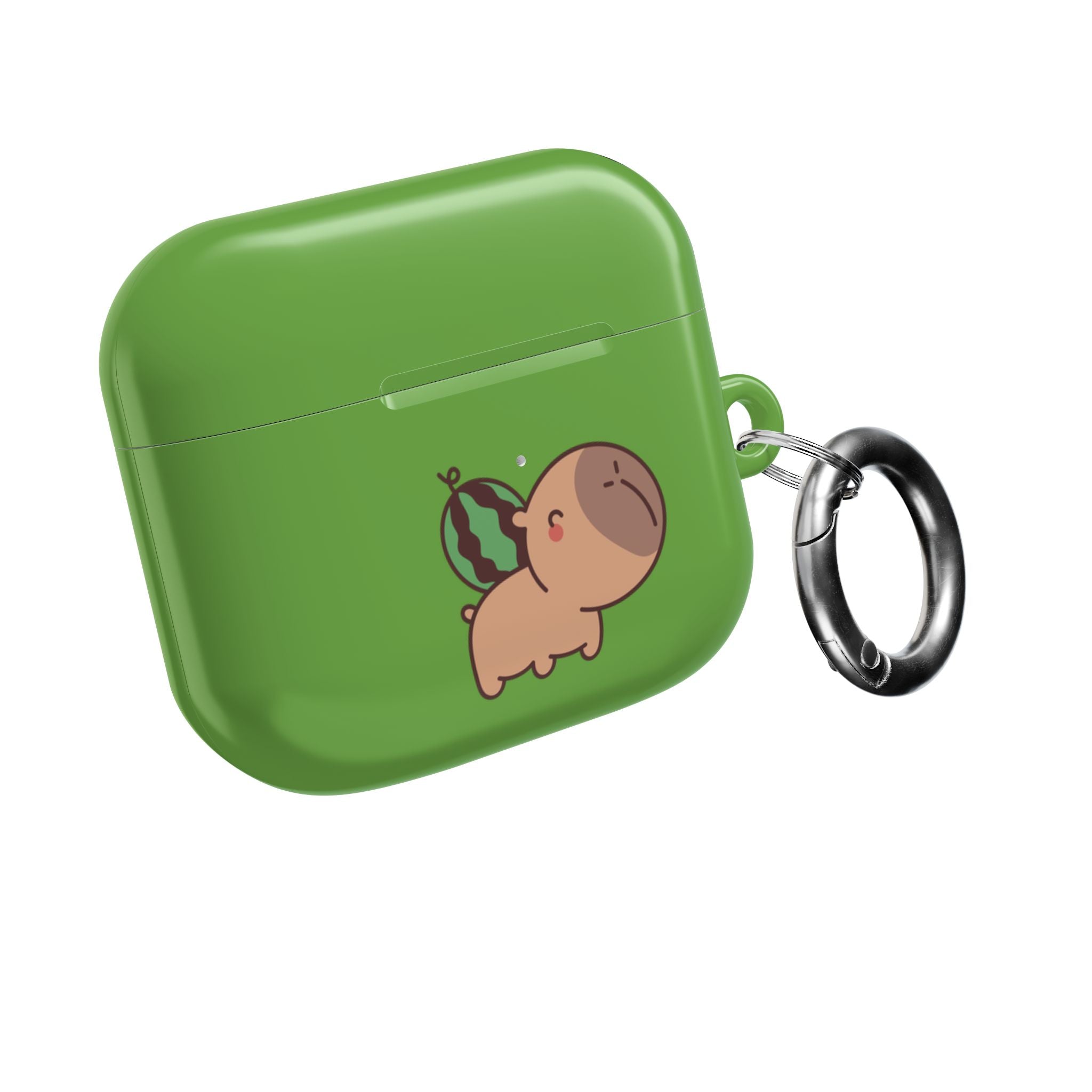Capybara and Watermelons AirPods Case